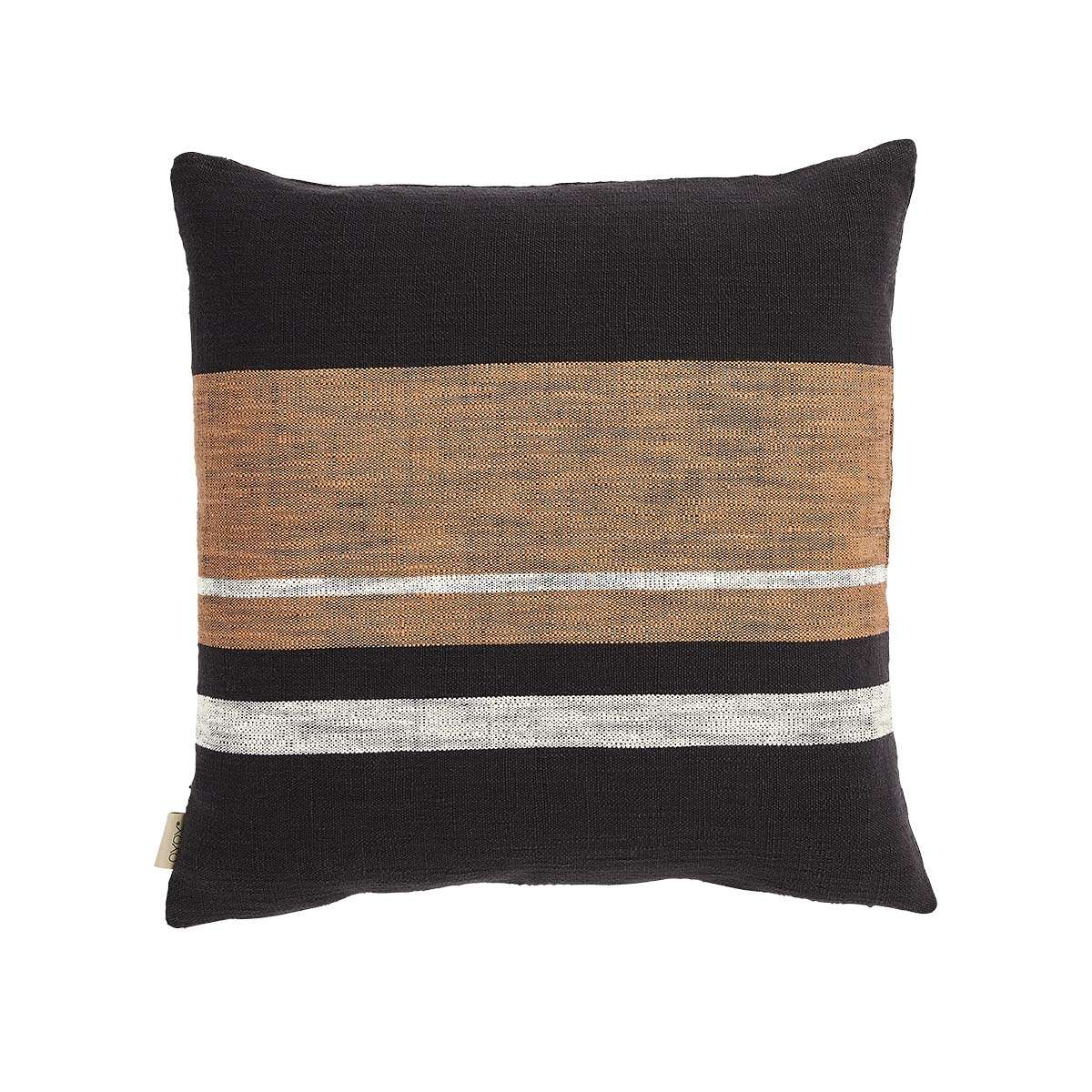 Square cotton cushion OYOY LIVING DESIGN Brown