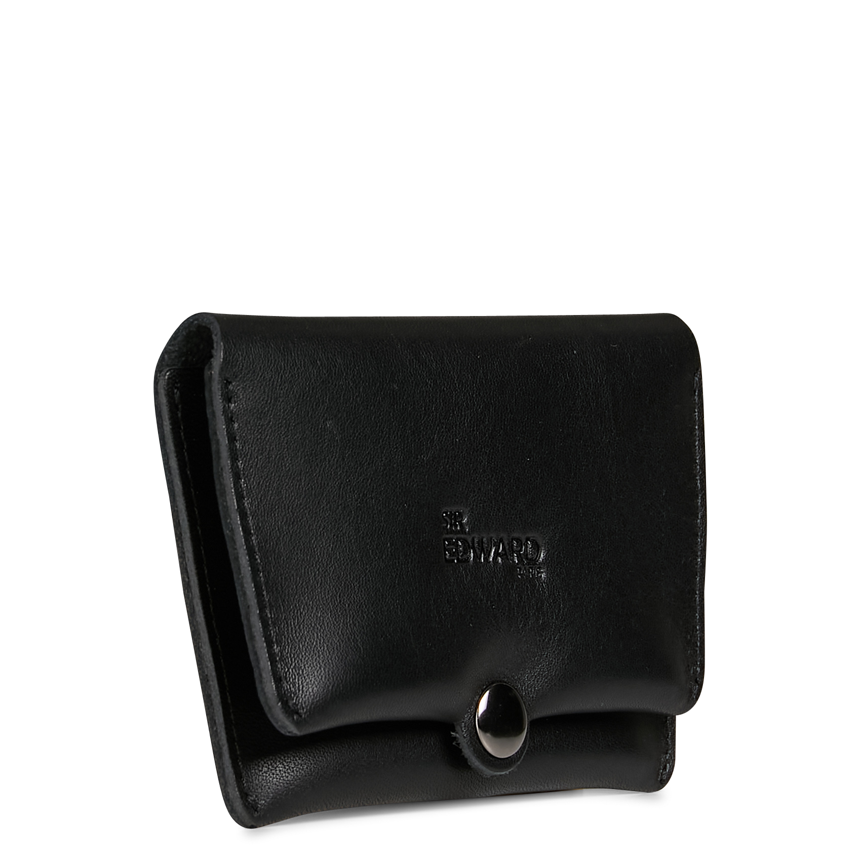 Porte cartes en cuir  SIR EDWARD Noir