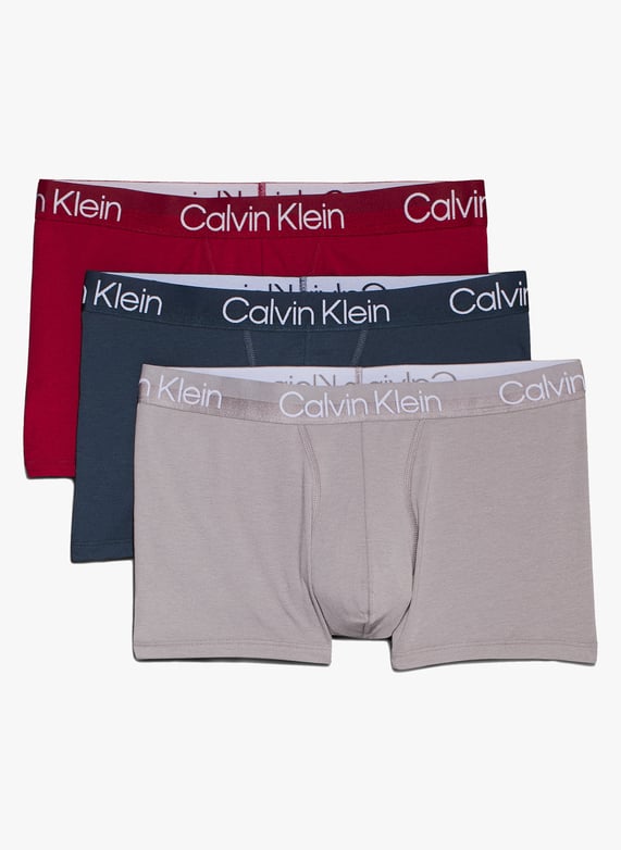 Lot de 3 boxers en coton melange Multicolore