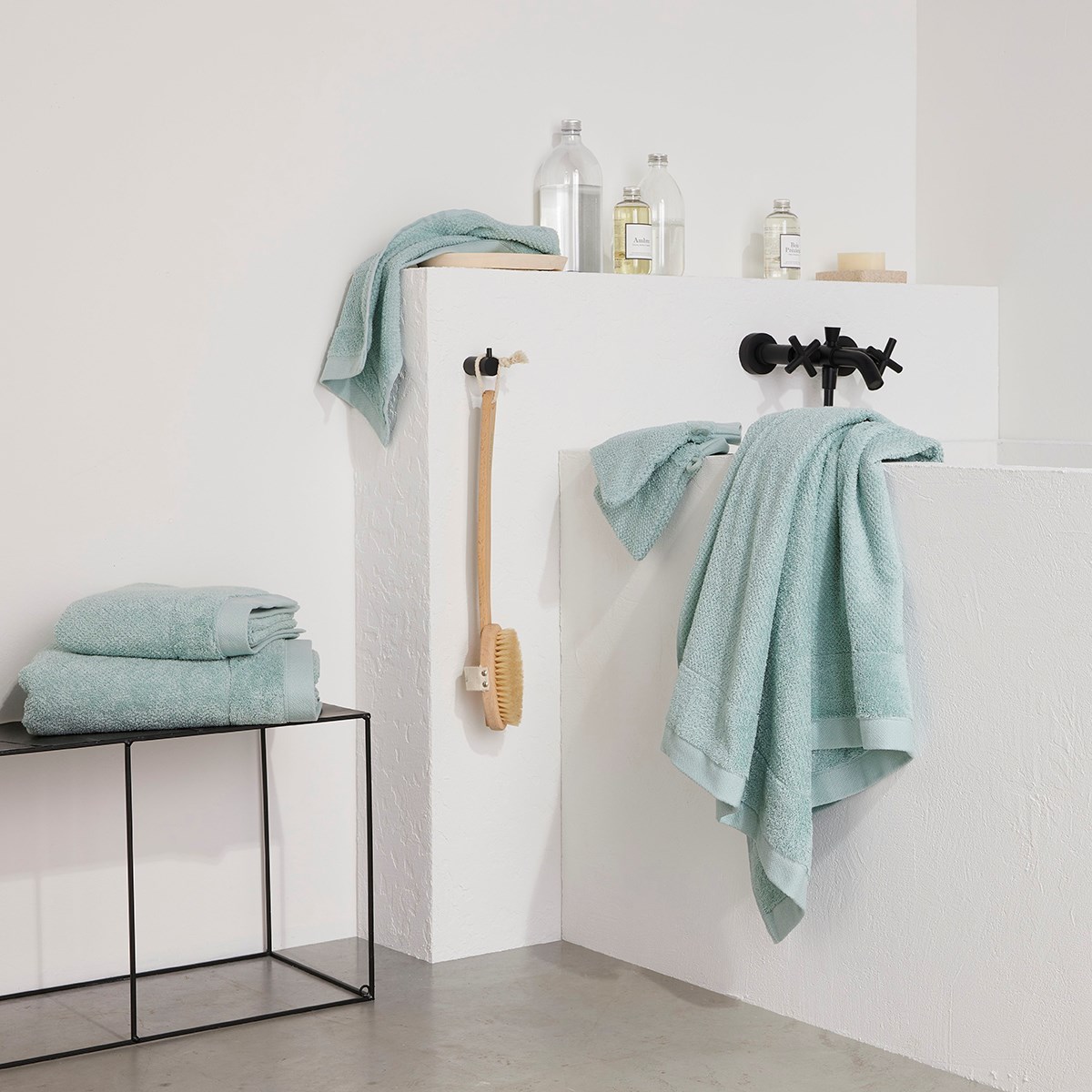 Solid color cotton beach towel TODAY LINGE DE MAISON Green