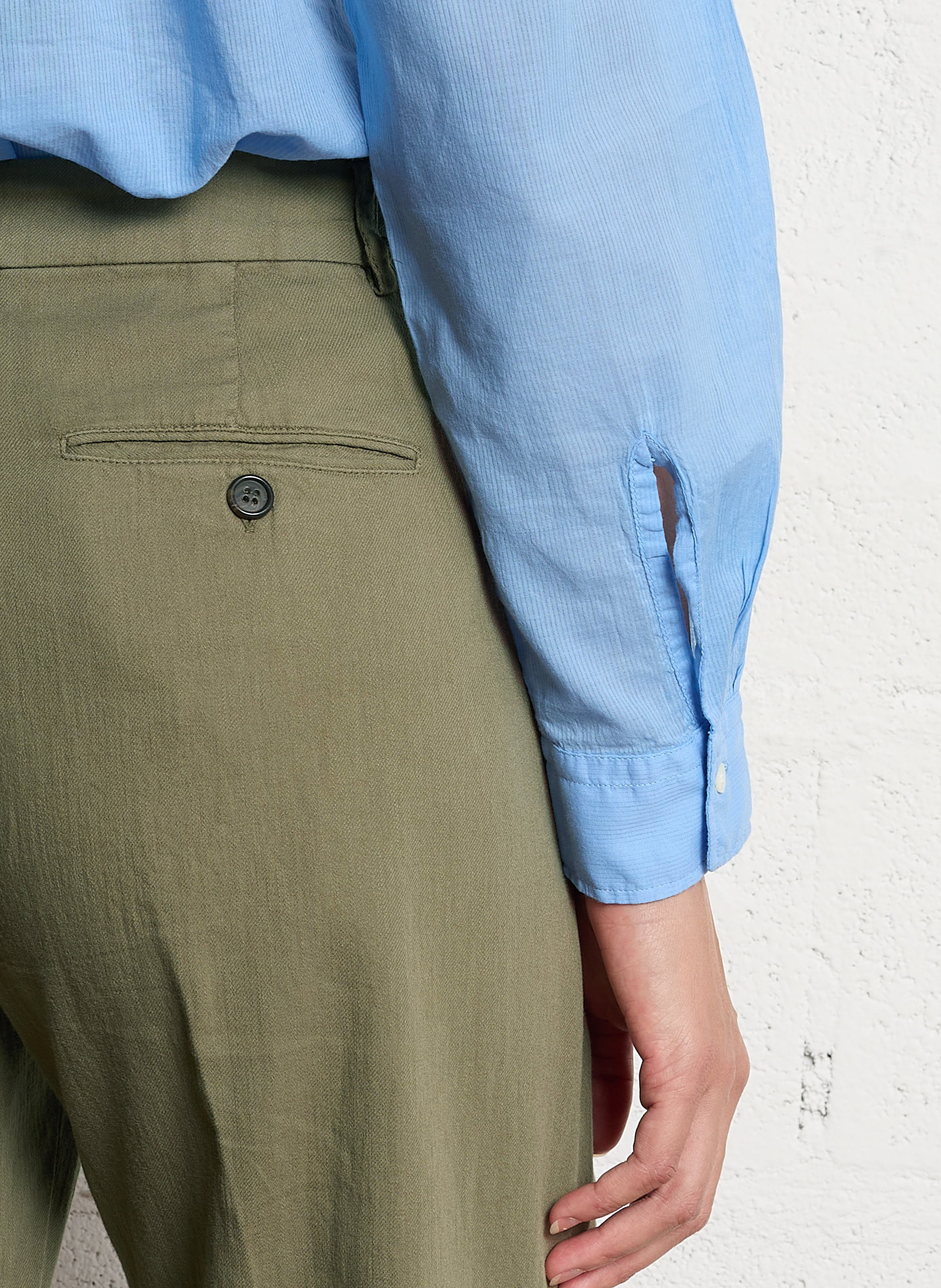 Slim-fit cotton cargo pants HARTFORD Khaki