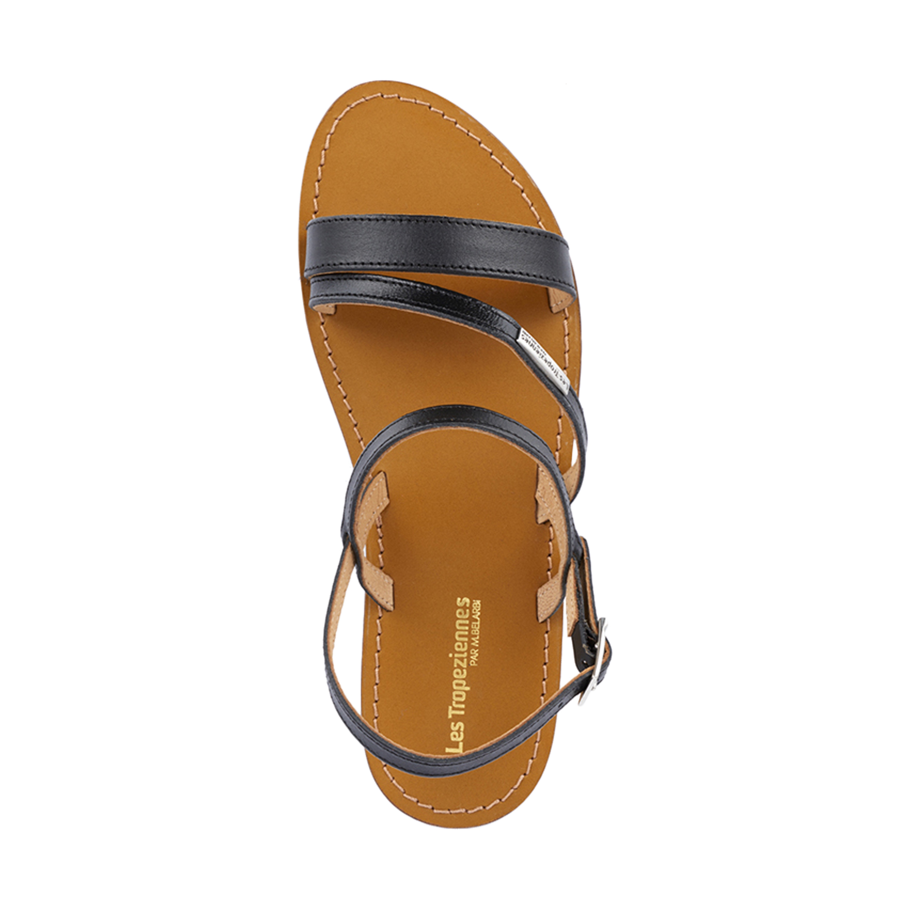 Sandals Tropeziennes Baden Leather Sandals By Belarbi Baden
