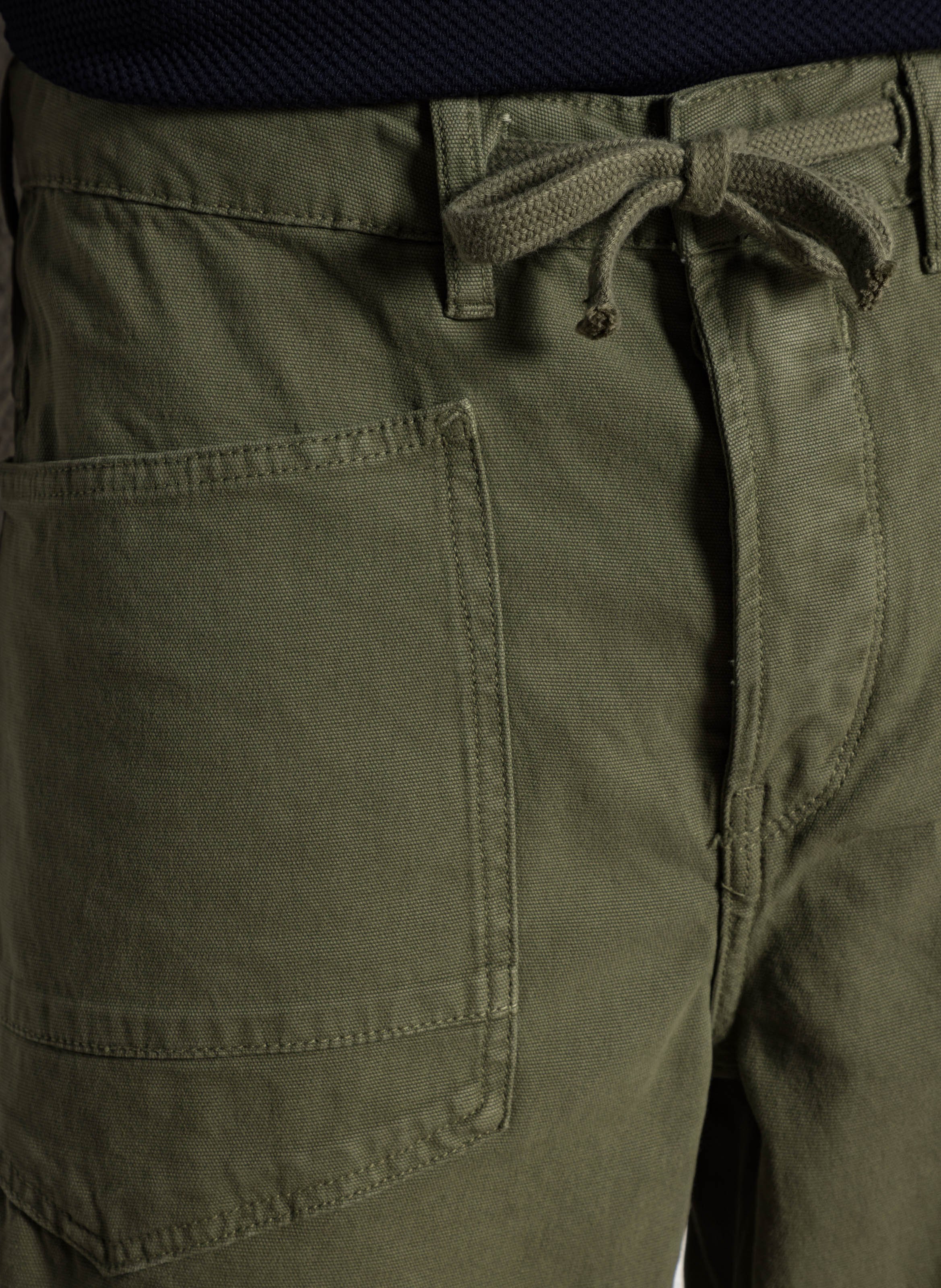 Pantalone dritto in cotone LE TEMPS DES CERISES Verde