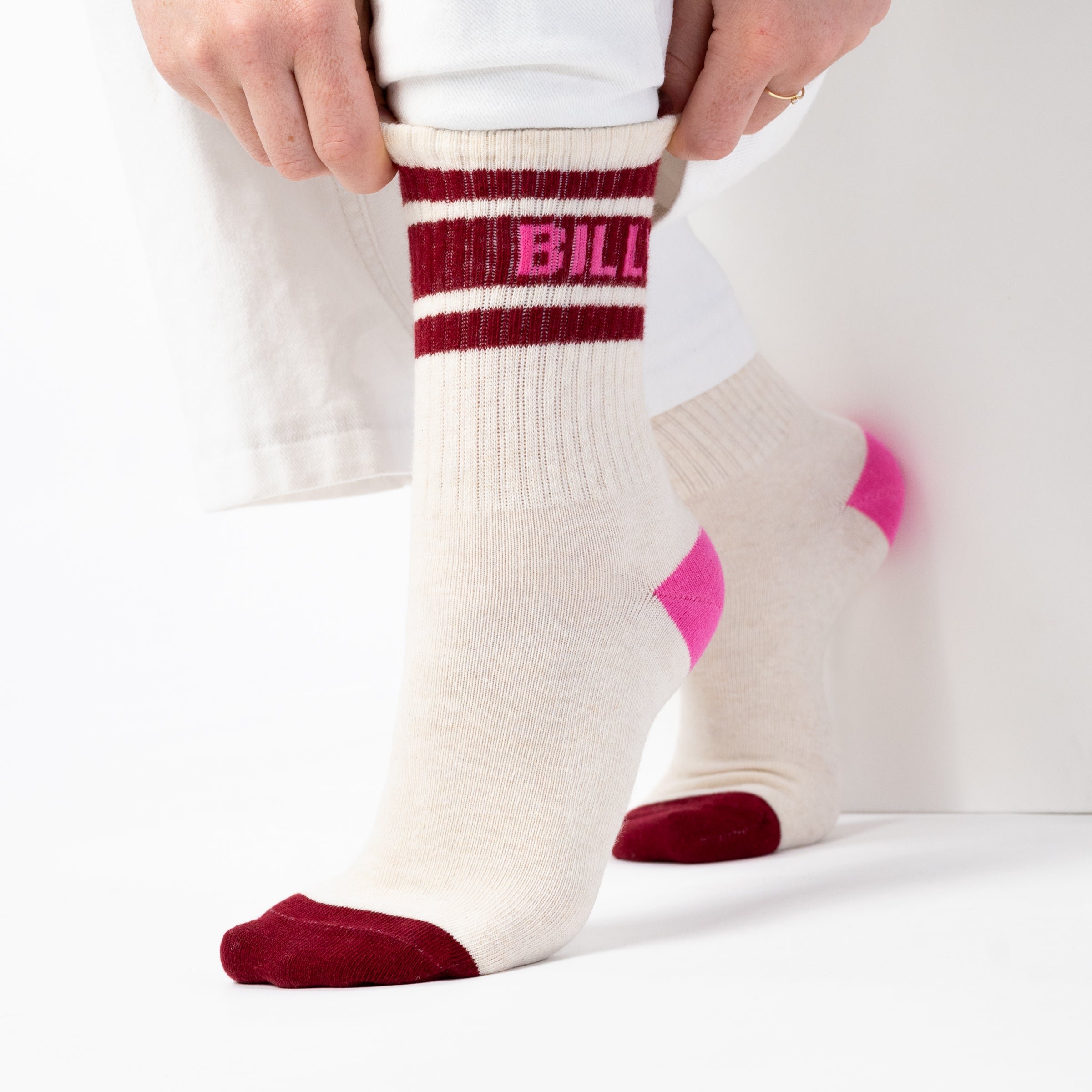 Cotton tennis socks BILLYBELT Beige