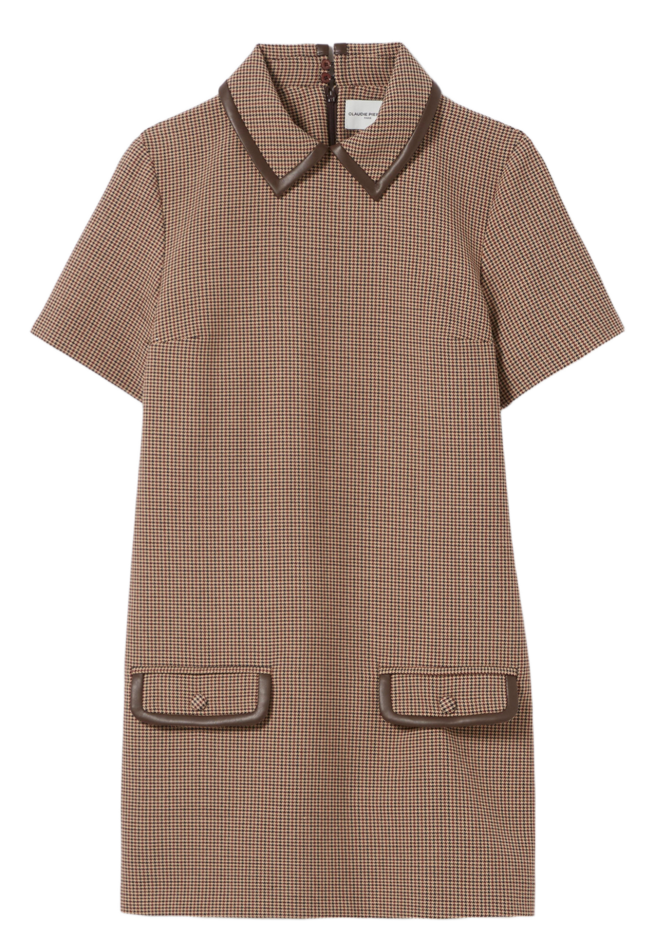 Robe courte droite col classique CLAUDIE PIERLOT Multicolore