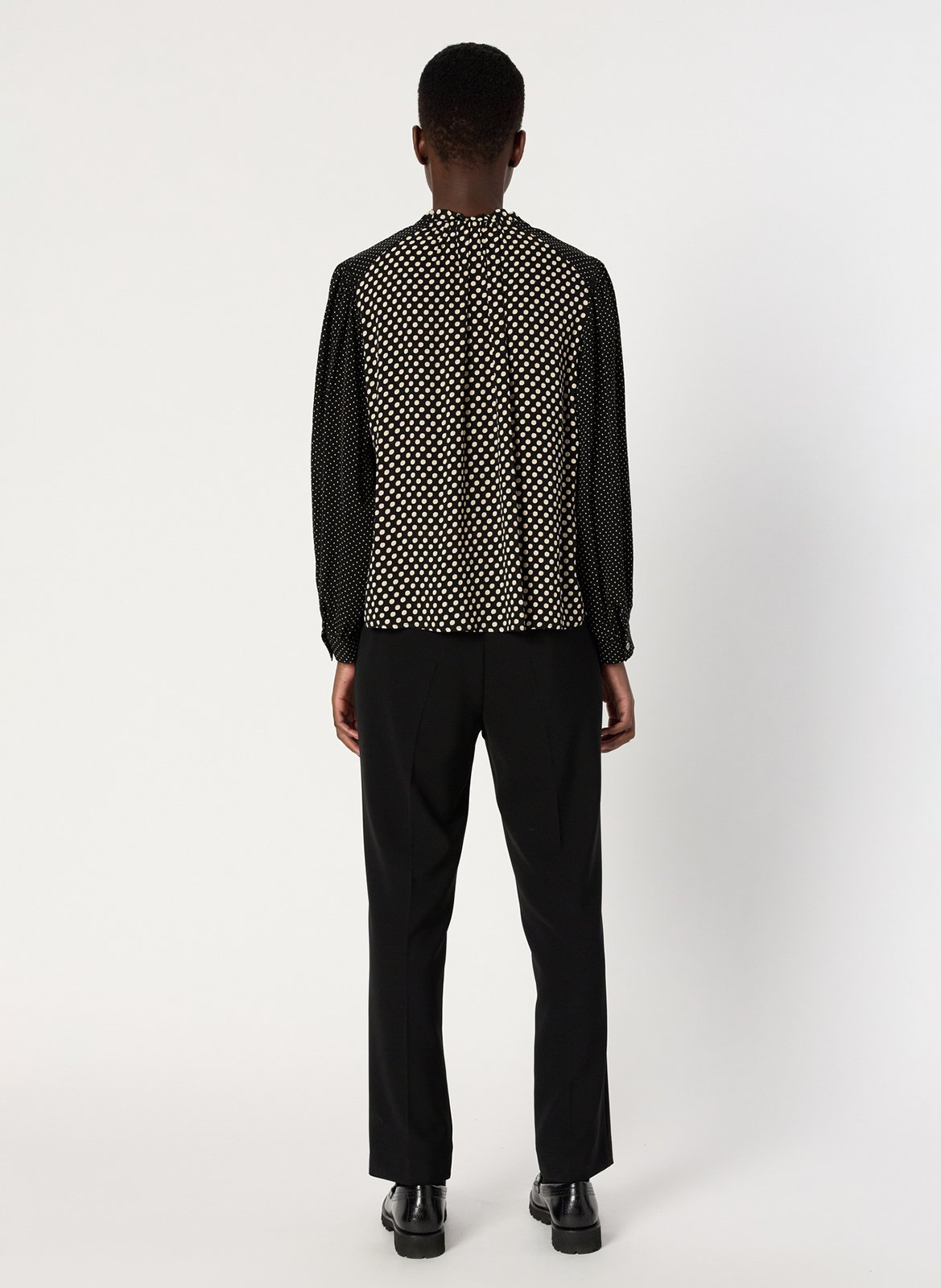 Blouse droite imprimée GERARD DAREL Noir