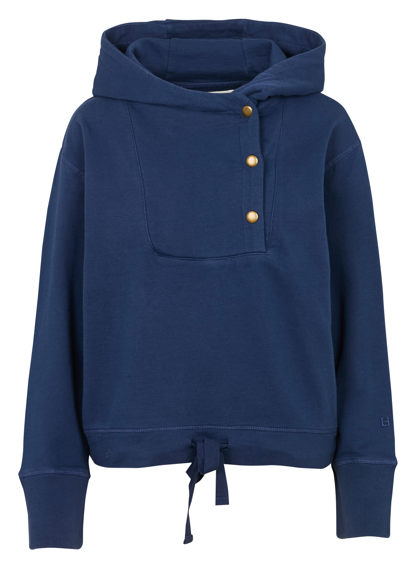 Katoenen hoodie met capuchon LEON & HARPER Blauw