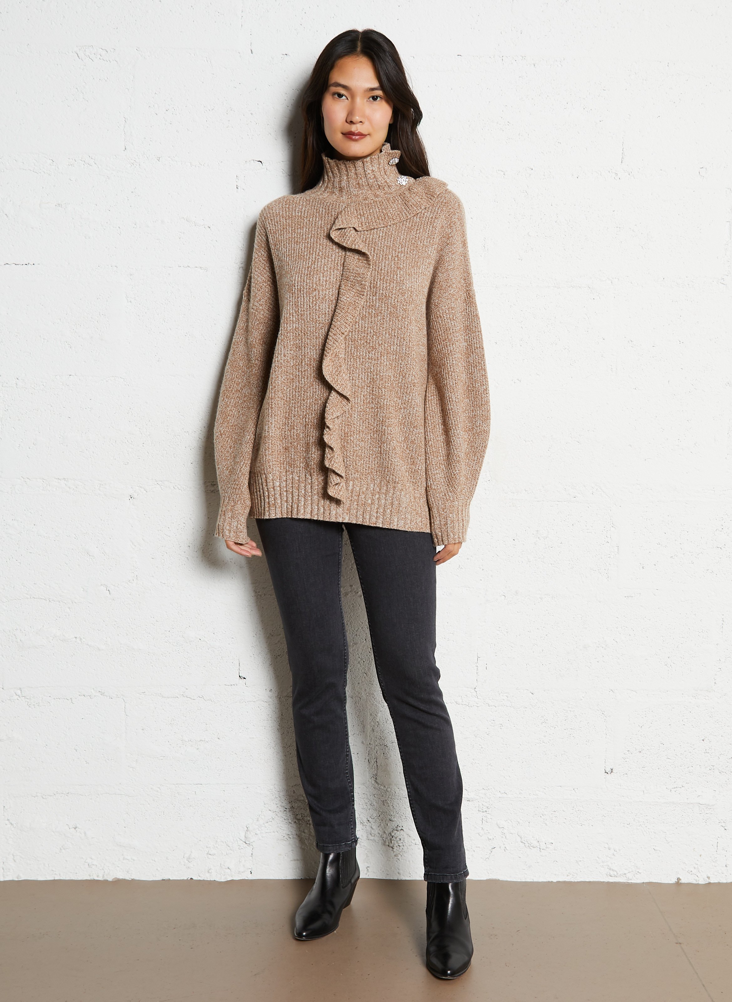 Skinny Jeans aus Baumwoll-Mix LIU JO Grau