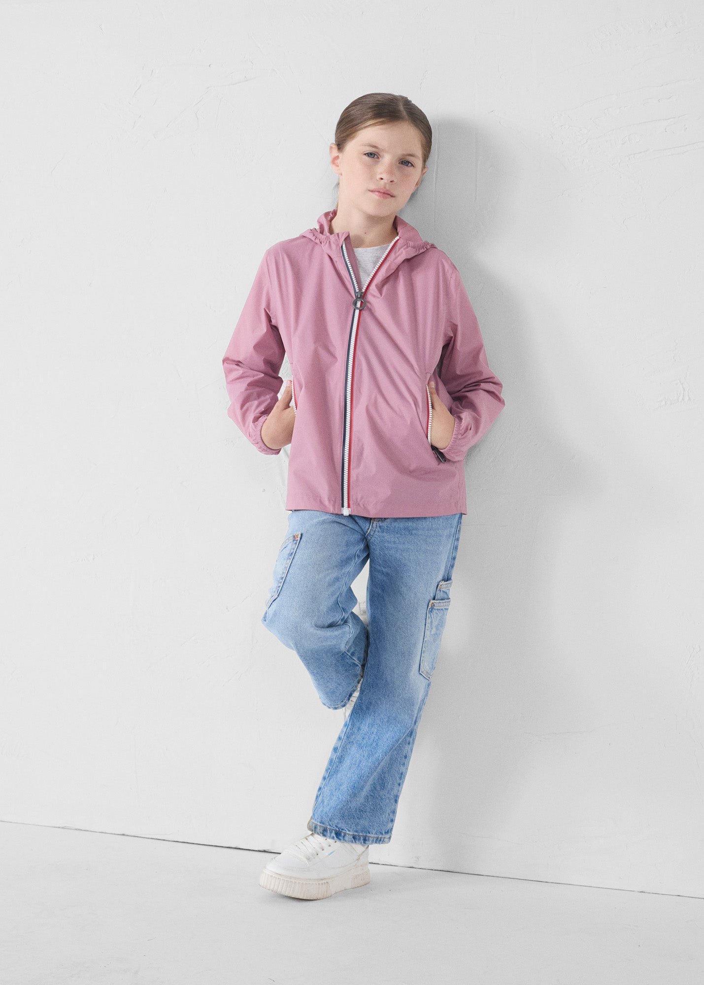 Packable kids raincoat Corrie JOTT Pink