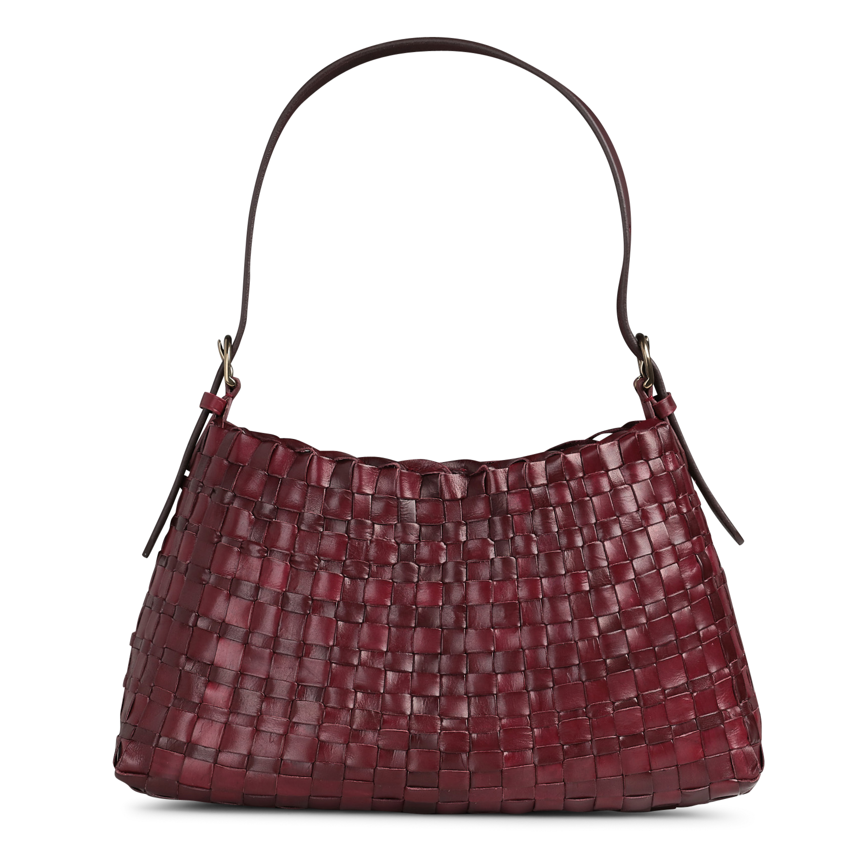 Woven leather shoulder bag DRAGON DIFFUSION