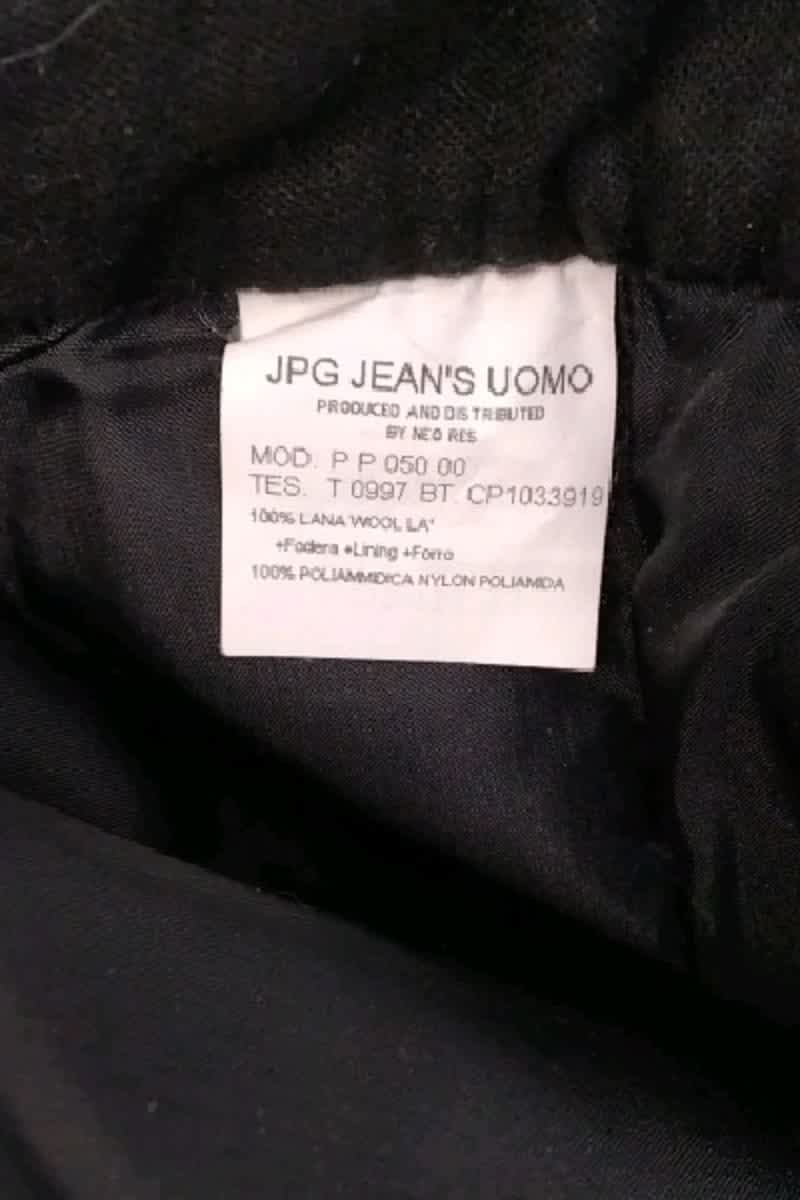 Wide trousers JEAN PAUL GAULTIER - SECONDE MAIN Black