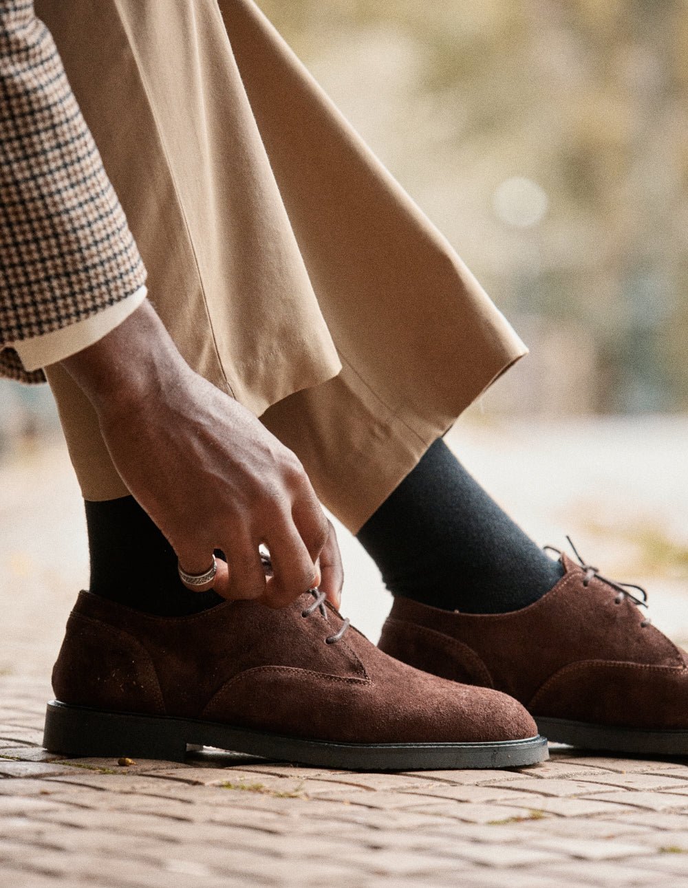 Derby shoes ODAJE EX. M.MOUSTACHE Brown