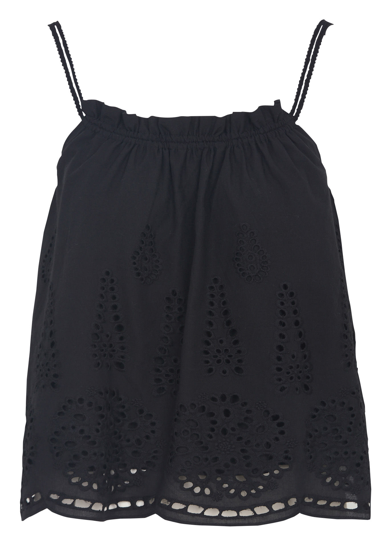 Top ample brodé à bretelles THE KORNER