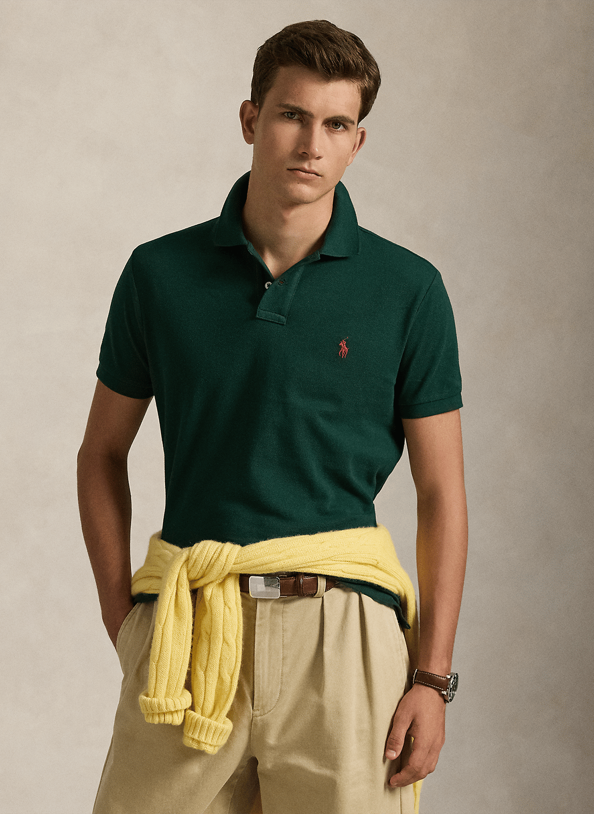 Polo slim-fit en coton POLO RALPH LAUREN