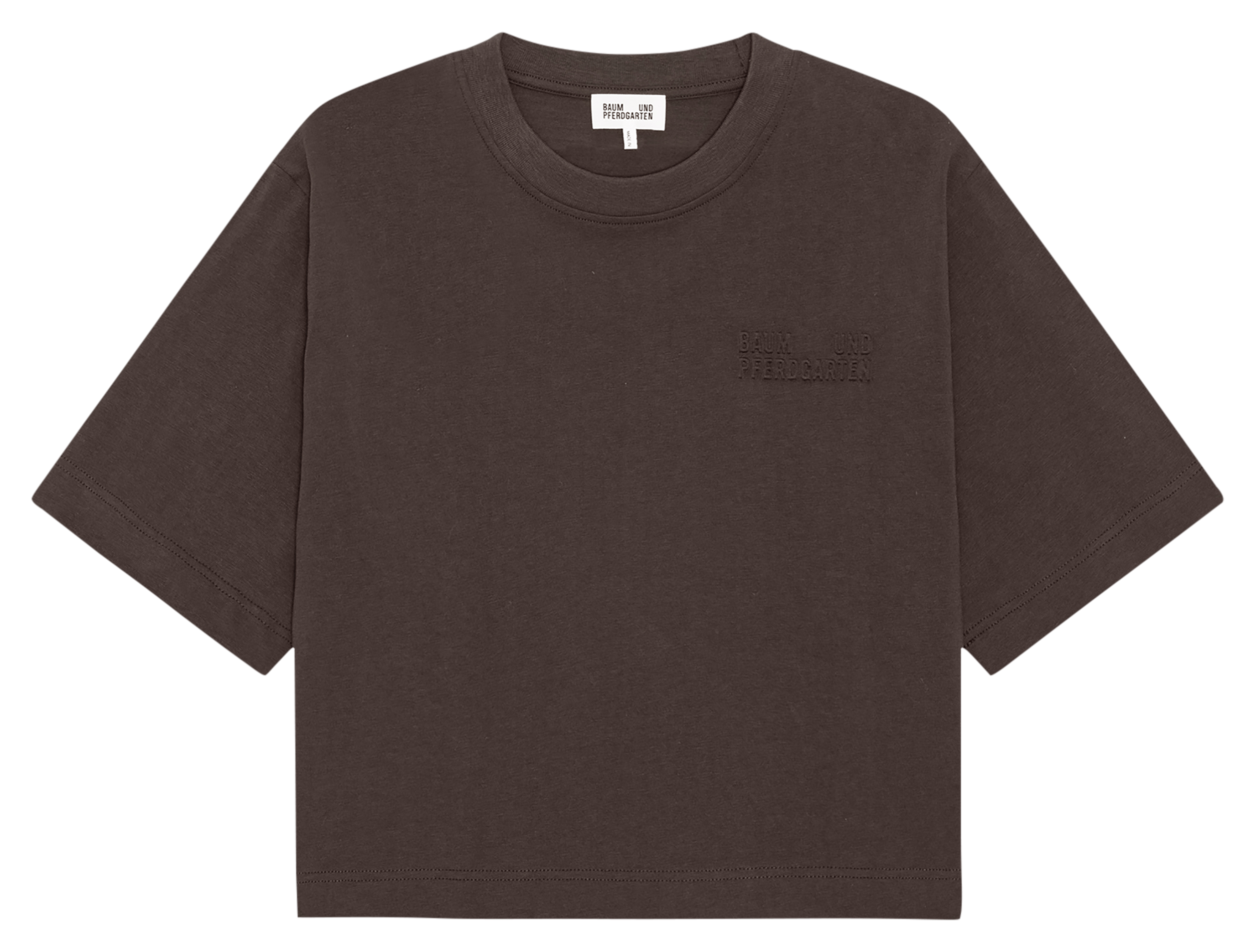 Tee-shirt oversize col rond en coton bio BAUM UND PFERDGARTEN