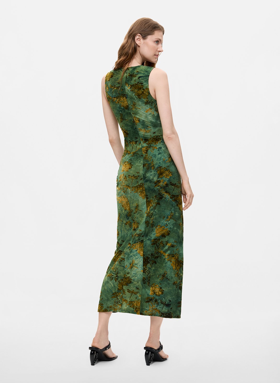 Long fitted dress DESIGUAL Green