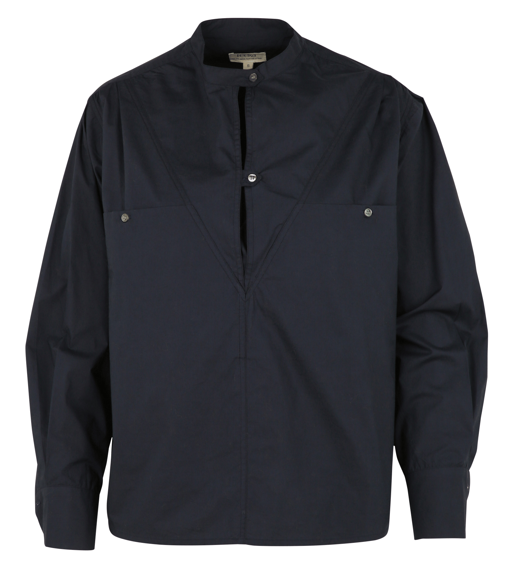 Baumwollbluse FEEKA Blau
