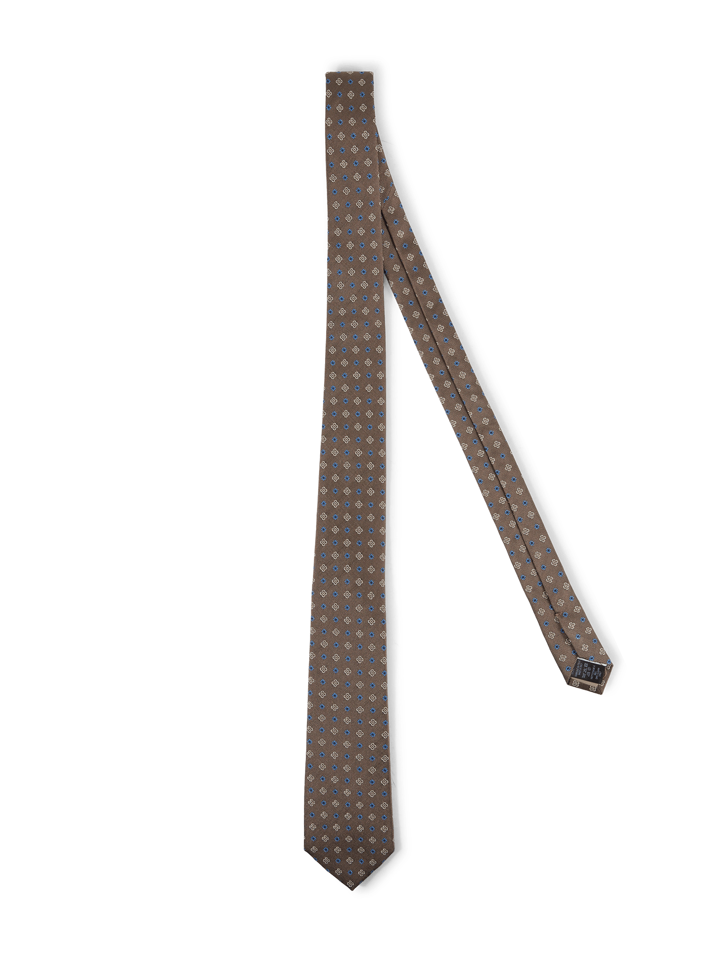 Printed silk tie AU PRINTEMPS PARIS