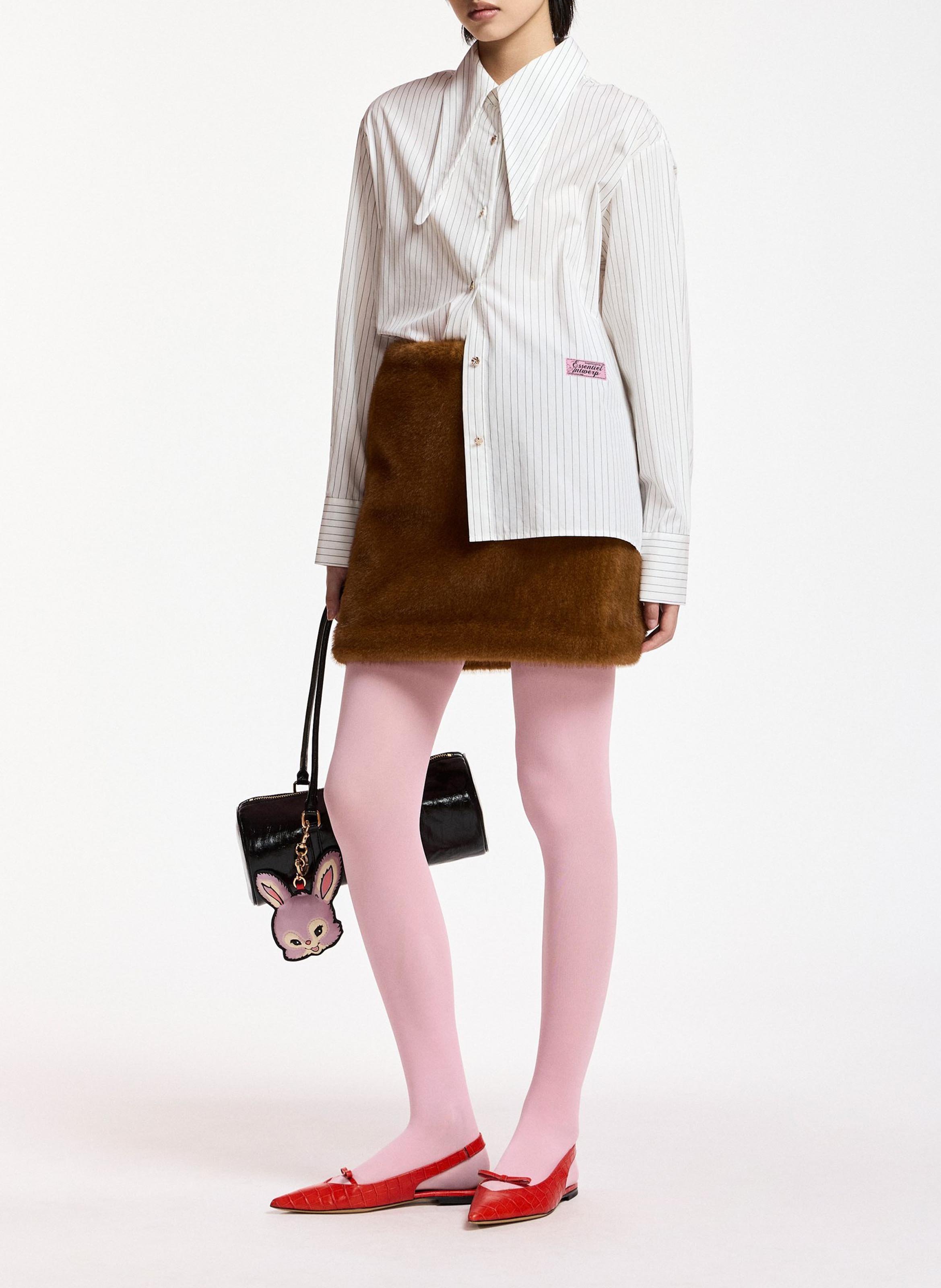 Shirt with pointed collar in organic cotton ESSENTIEL ANTWERP White
