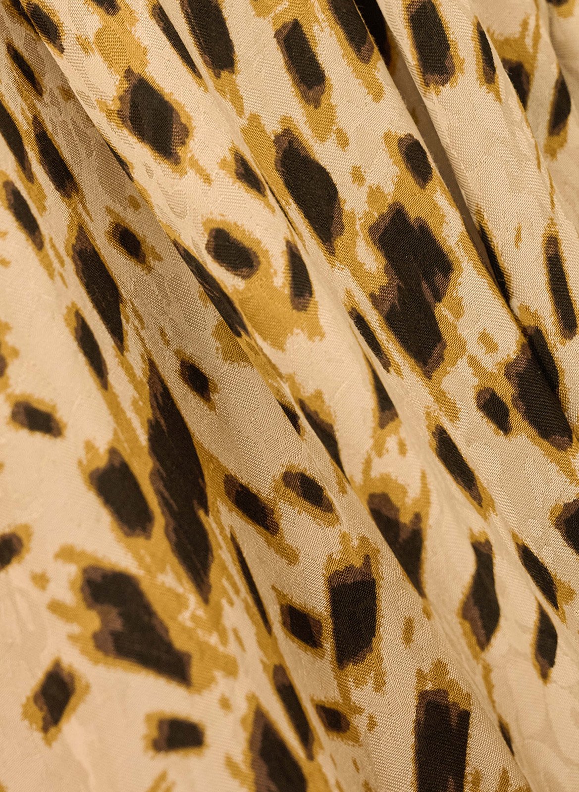 Leopard langes Kleid BA&SH Beige