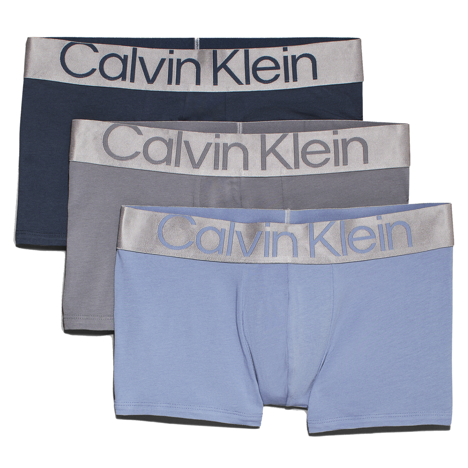 Mens Boxers Calecon Calvin Klein Lot Calvin Klein Men's Cotton Stretch  3-Pack Boxer Brief Black/Blue Size XL