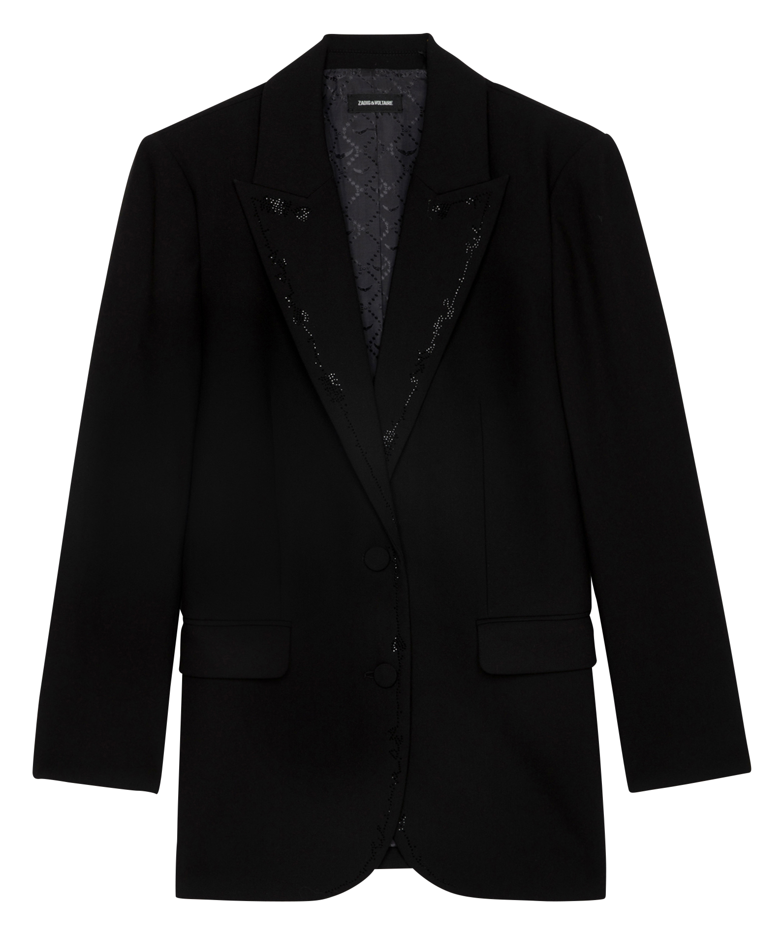 Blazer droit structuré ZADIG&VOLTAIRE Noir