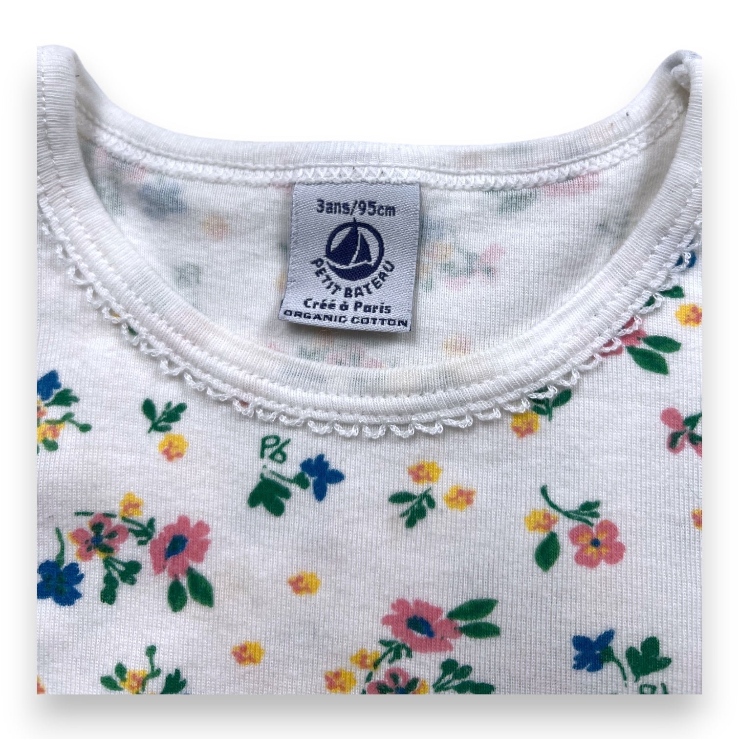 White Kids T-shirt - 3 years PETIT BATEAU - Seconde Main White