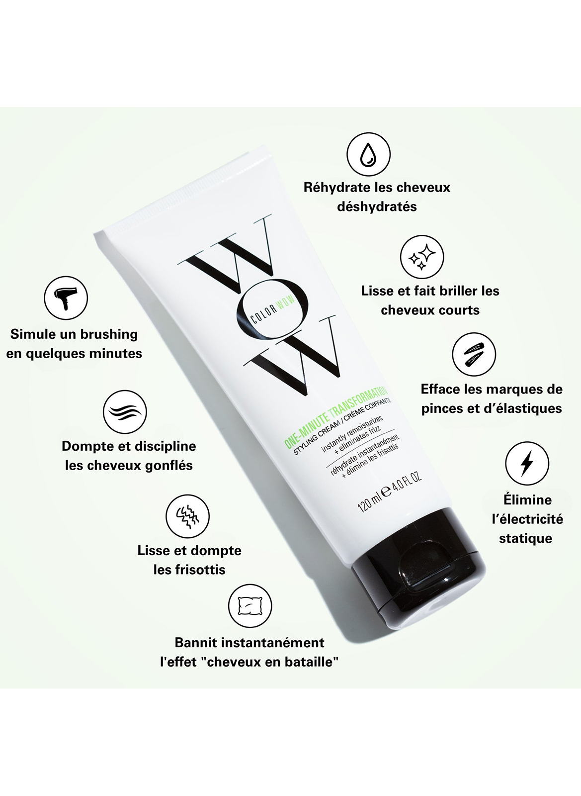 One Minute Transformation COLORWOW No color