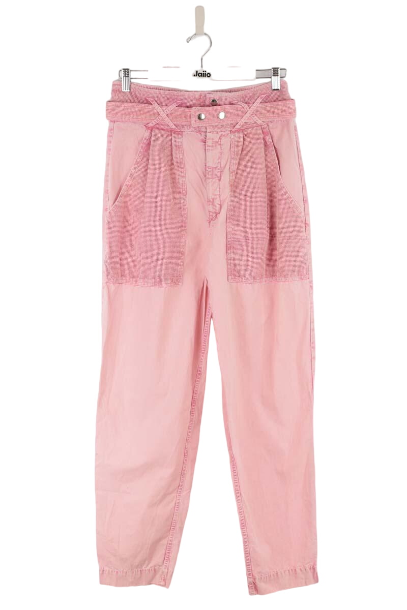 Slim-fit cotton cargo pants ISABEL MARANT - Seconde Main Pink
