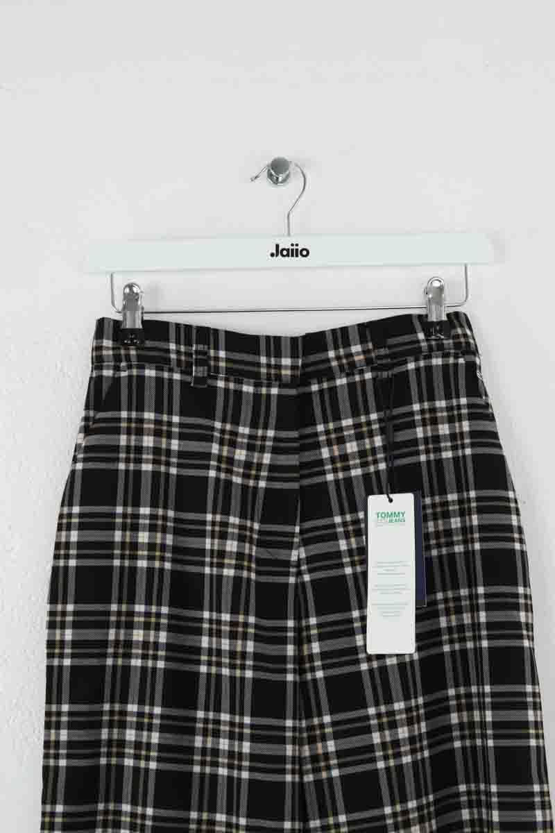 Wide cotton trousers  TOMMY HILFIGER - SECONDE MAIN Black