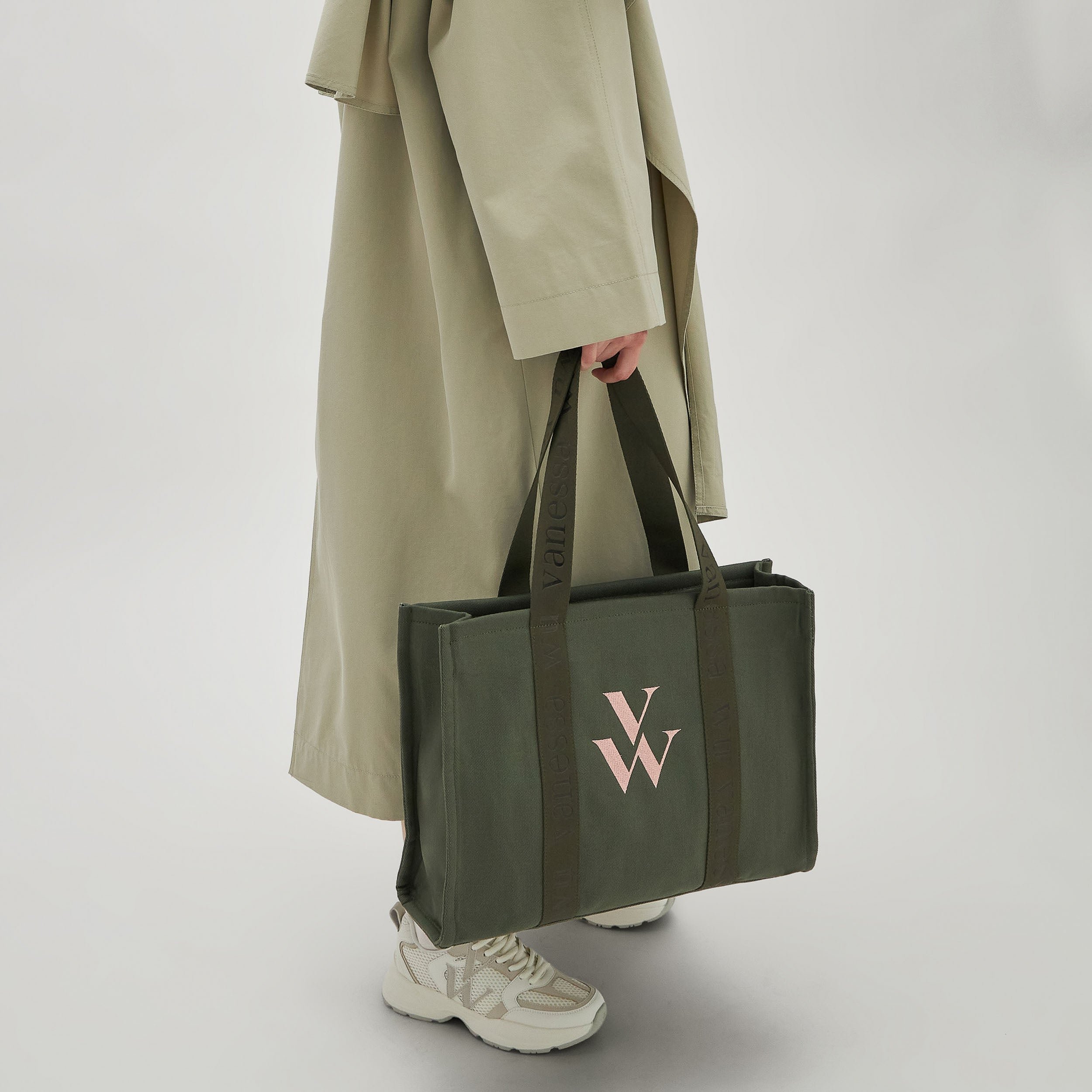 Canvas tote bag Green