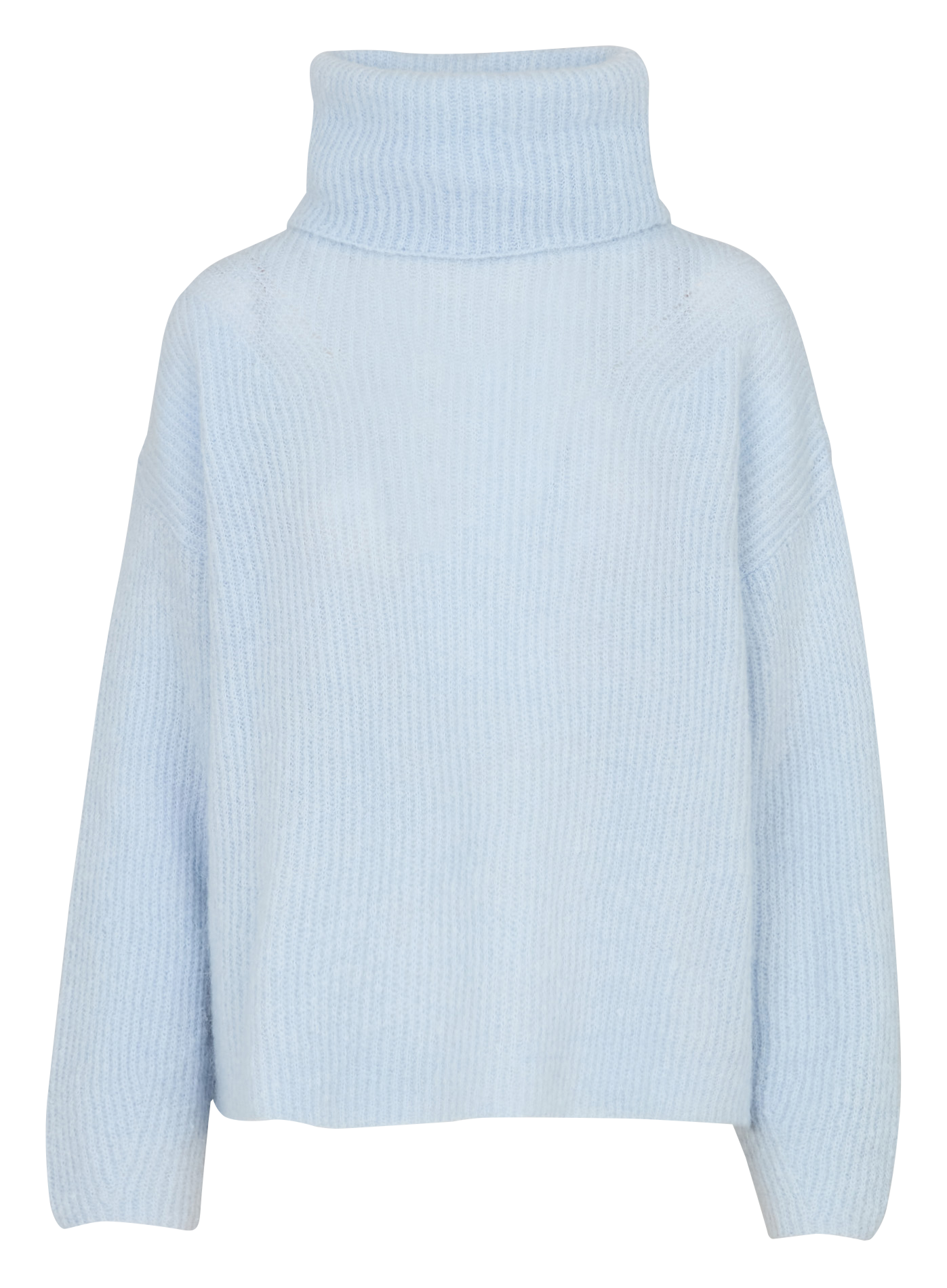 High-neck wool-blend sweater MAISON ANJE Blue