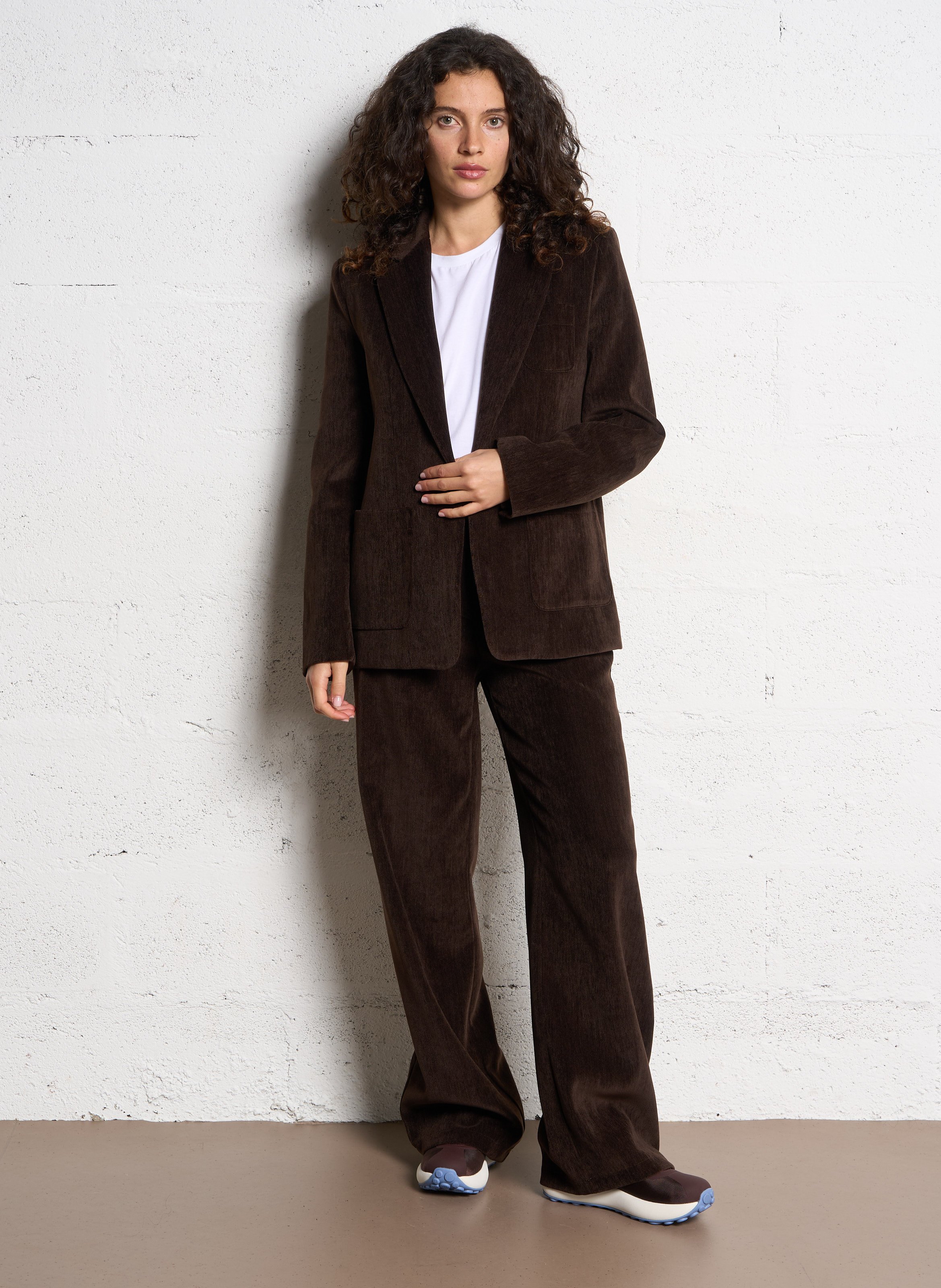 Baskets basses à détails contrastés CAMPER Rouge