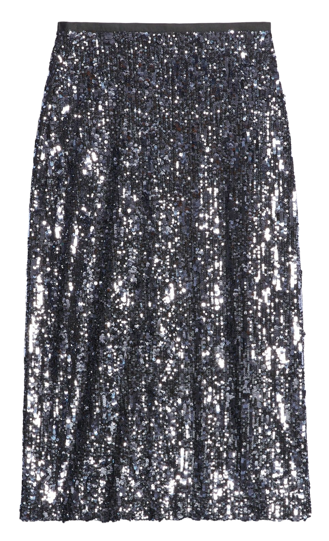 Jupe midi à sequins VANESSA BRUNO Gris