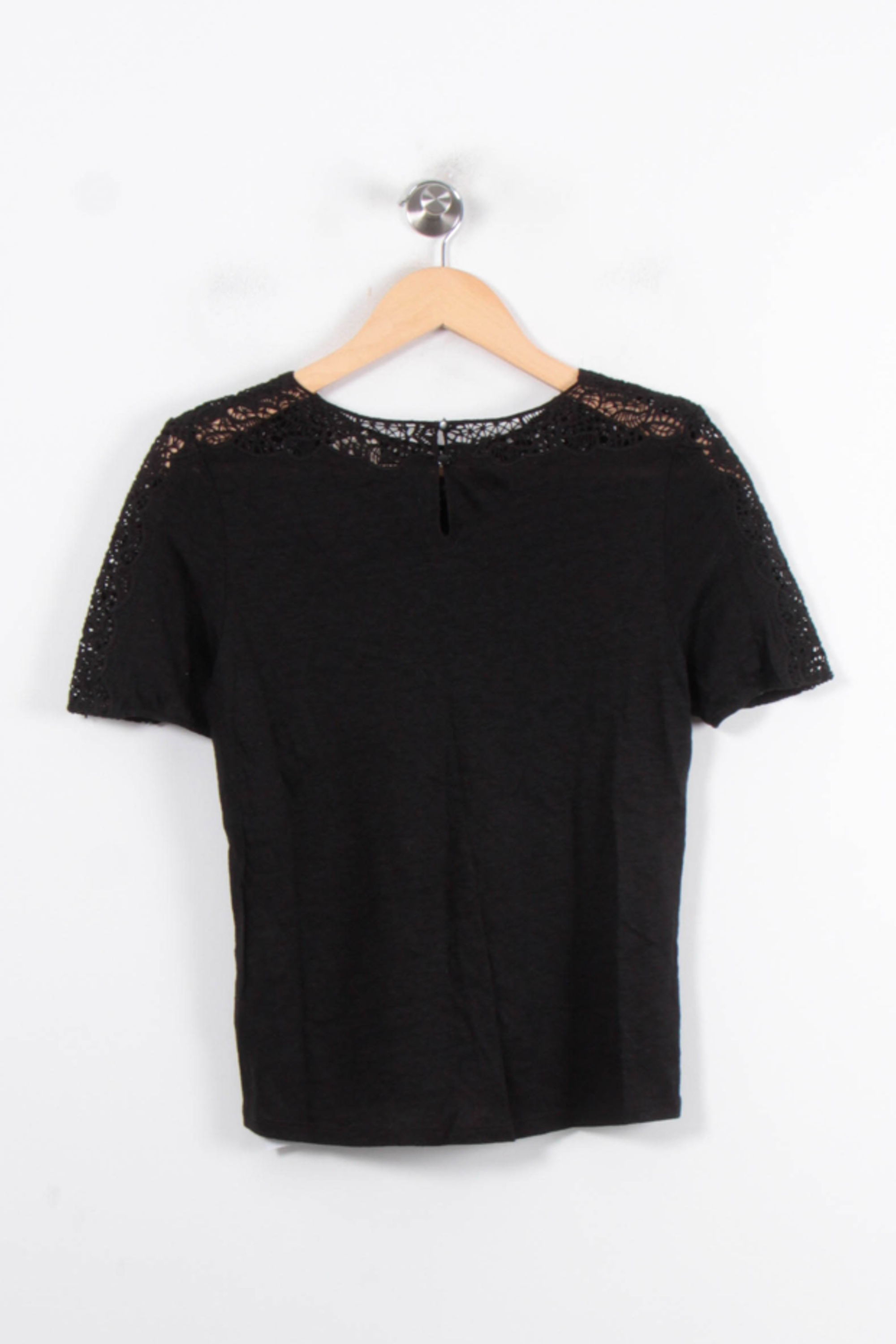 Tommy Badge T-shirt SEZANE - Seconde main Black