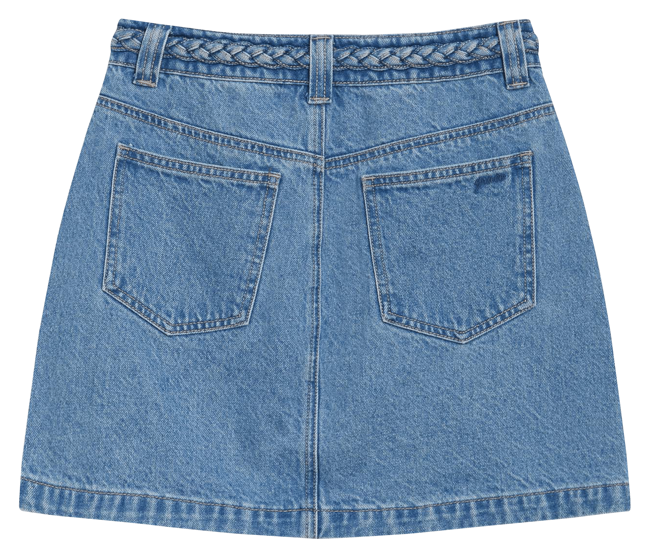 Korte, katoenen spijkerrok GRACE ET MILA Blauw