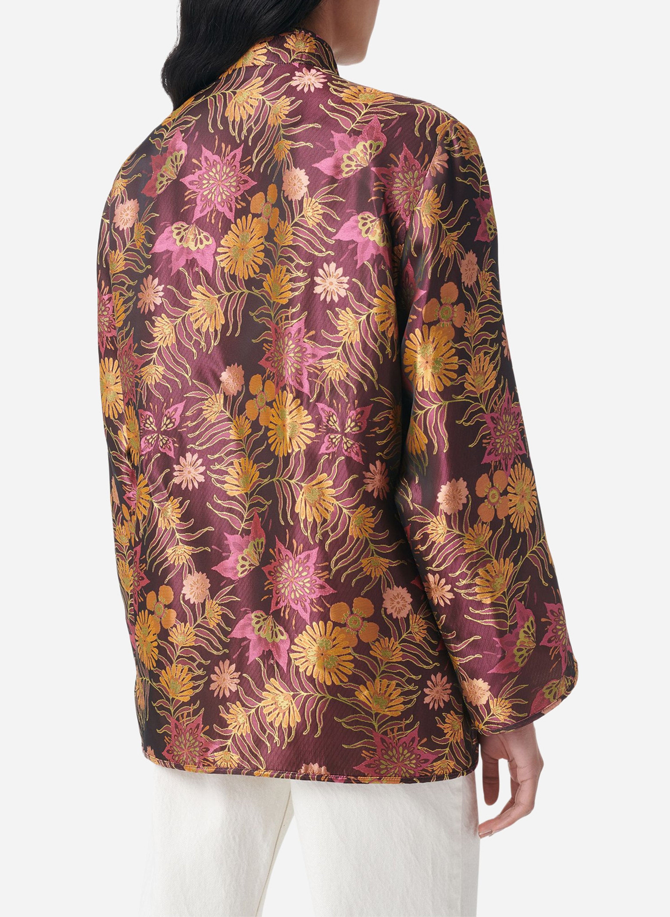 Veste col ouvert imprimée VANESSA BRUNO Multicolore