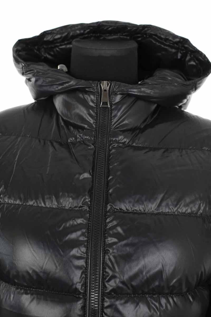 Lightweight quilted padded jacket with high neck MONCLER - Seconde Main Black