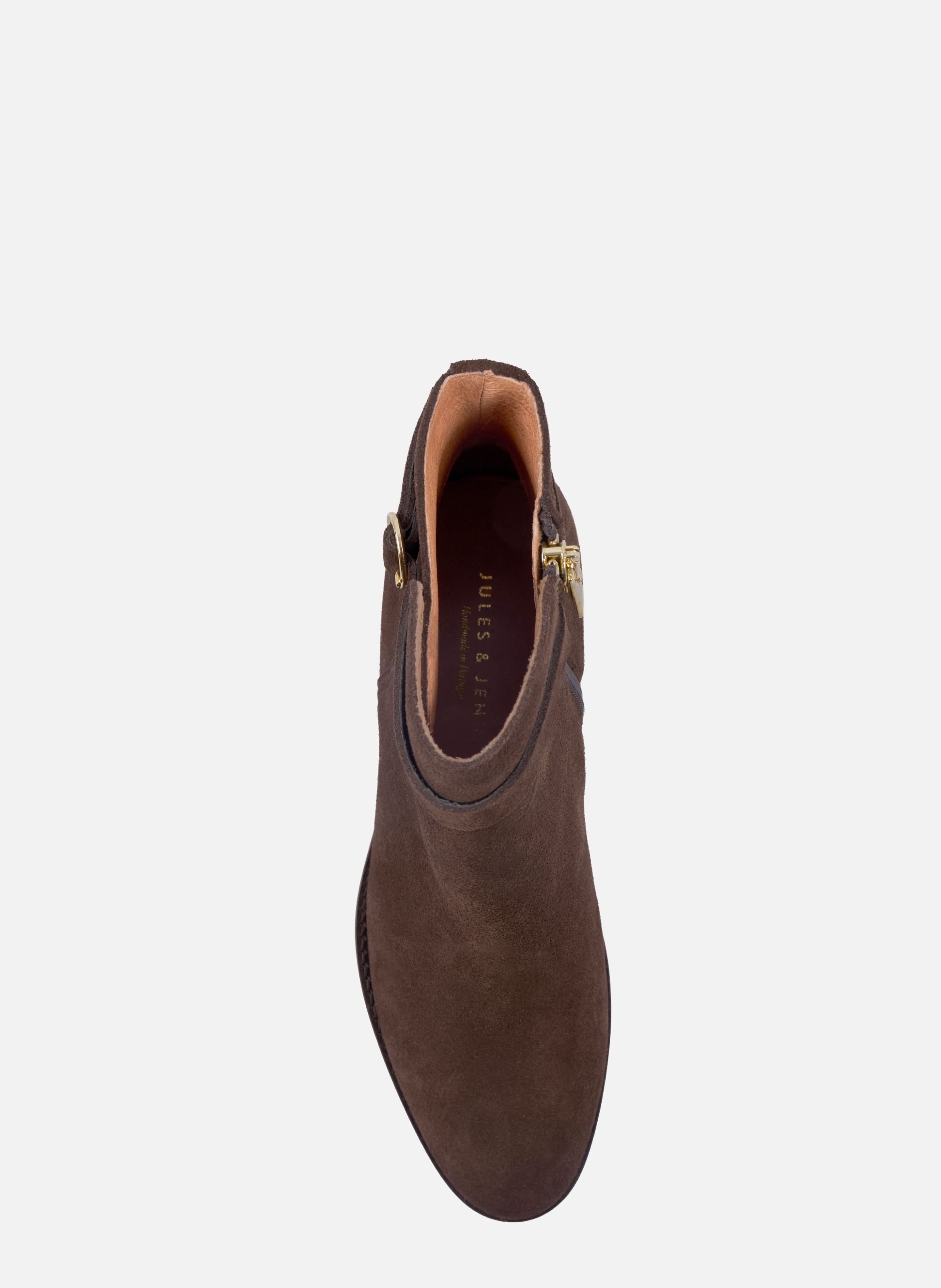 Suede riding boots JULES & JENN Brown