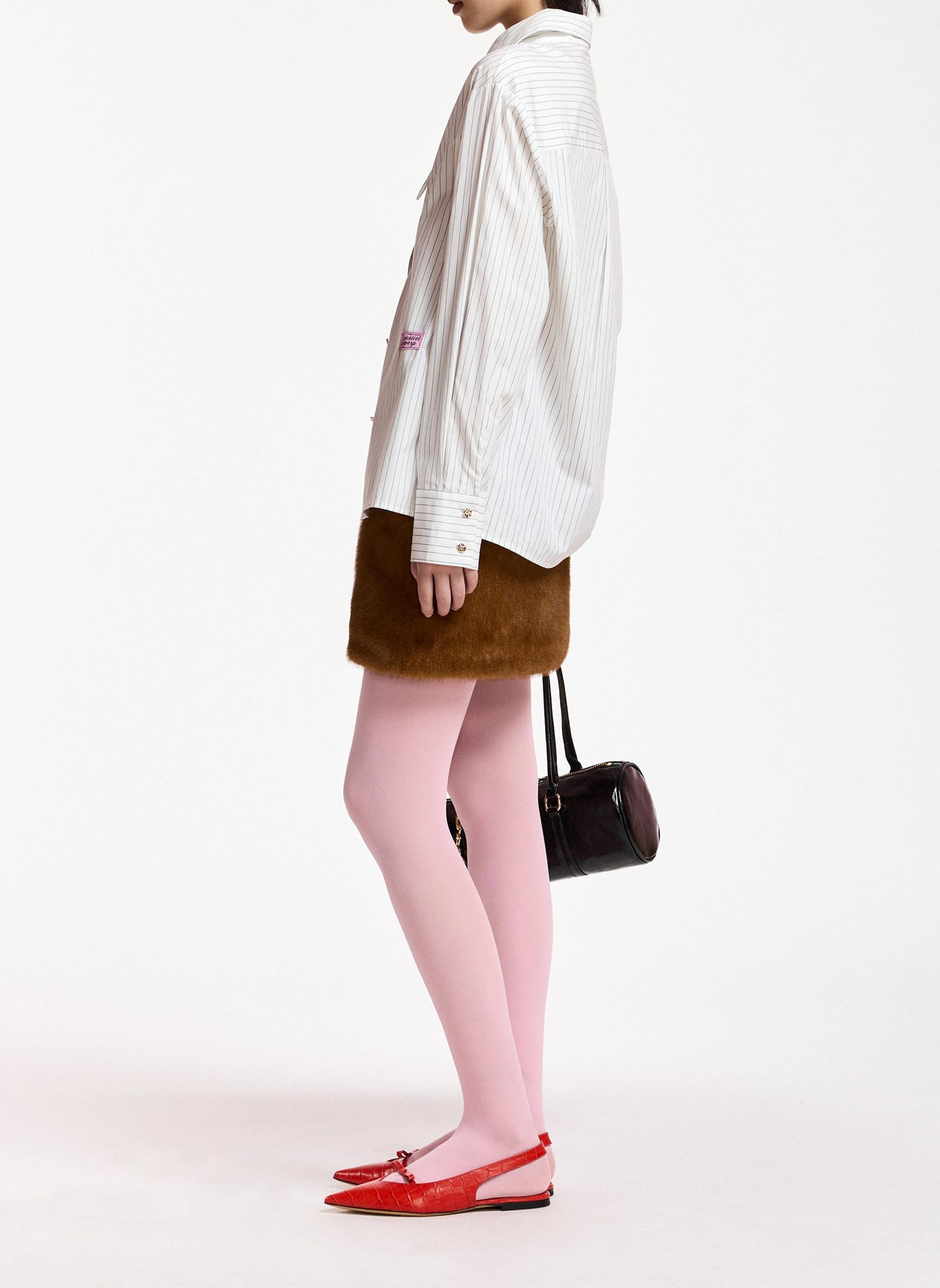 Shirt with pointed collar in organic cotton ESSENTIEL ANTWERP White