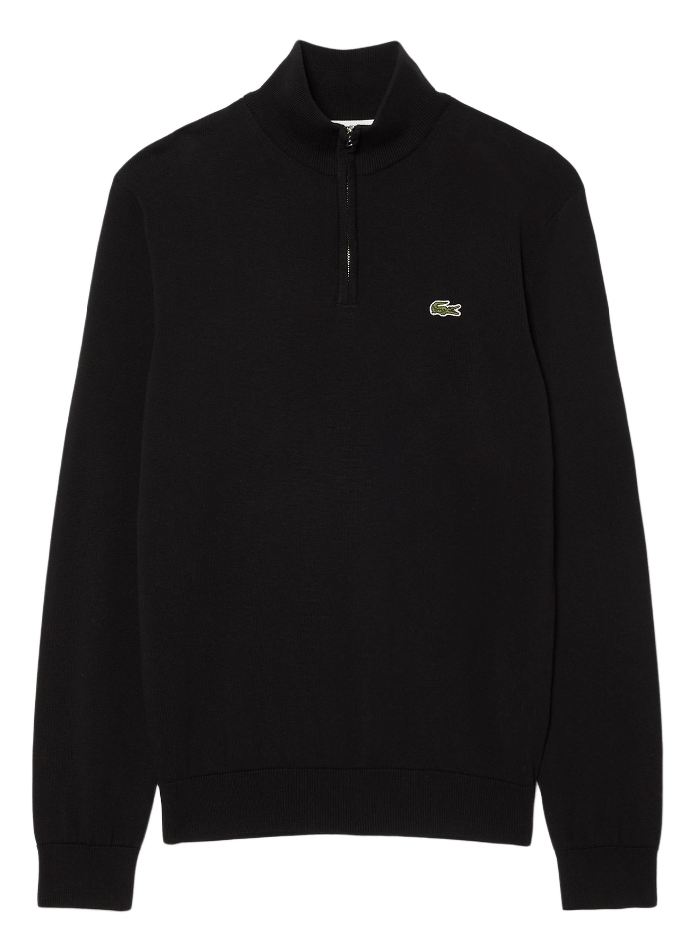 Trui met kraag met rits LACOSTE Zwart
