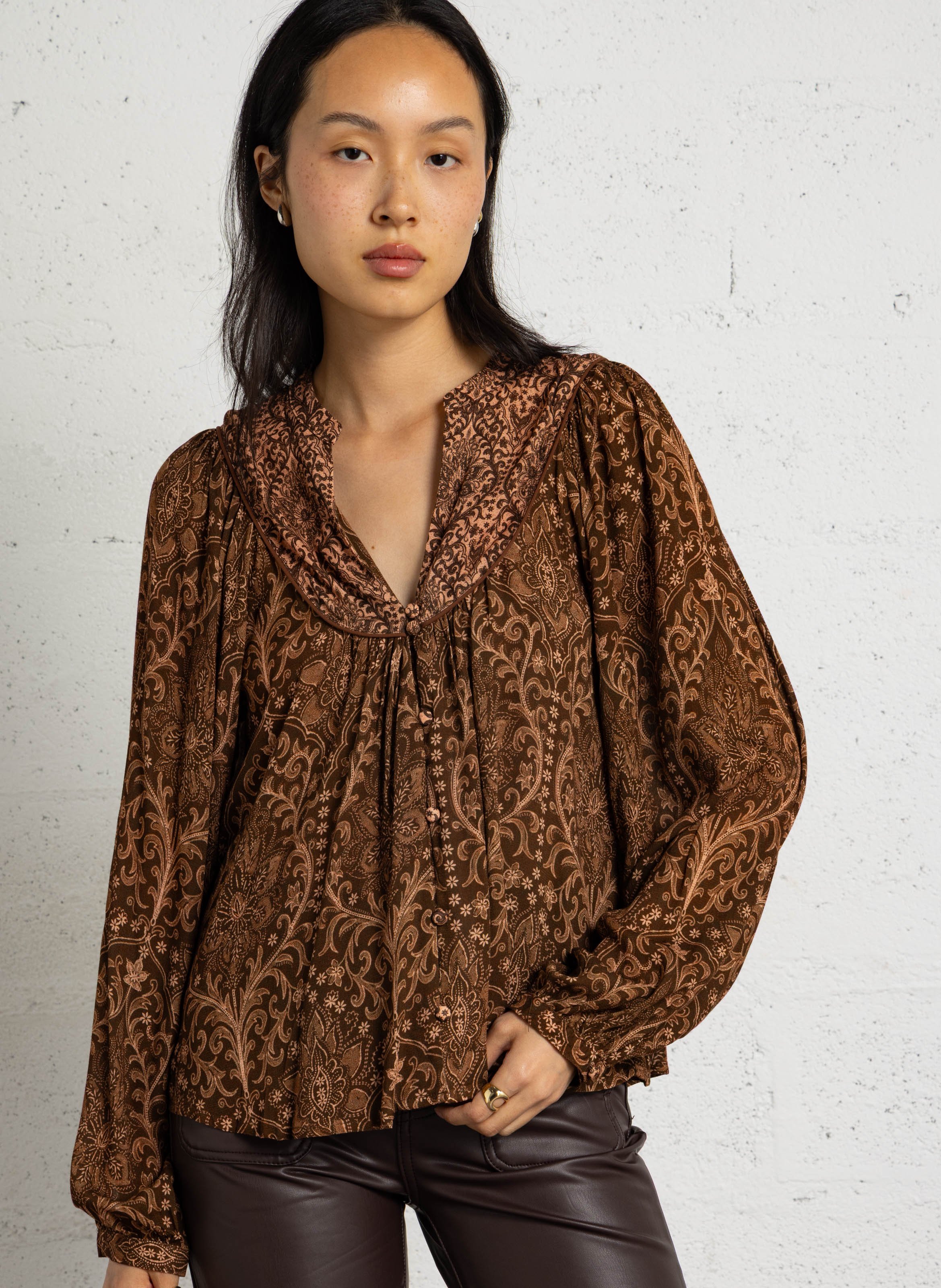 Blouse droite et fluide à imprimé LA PETITE ETOILE Multicolore