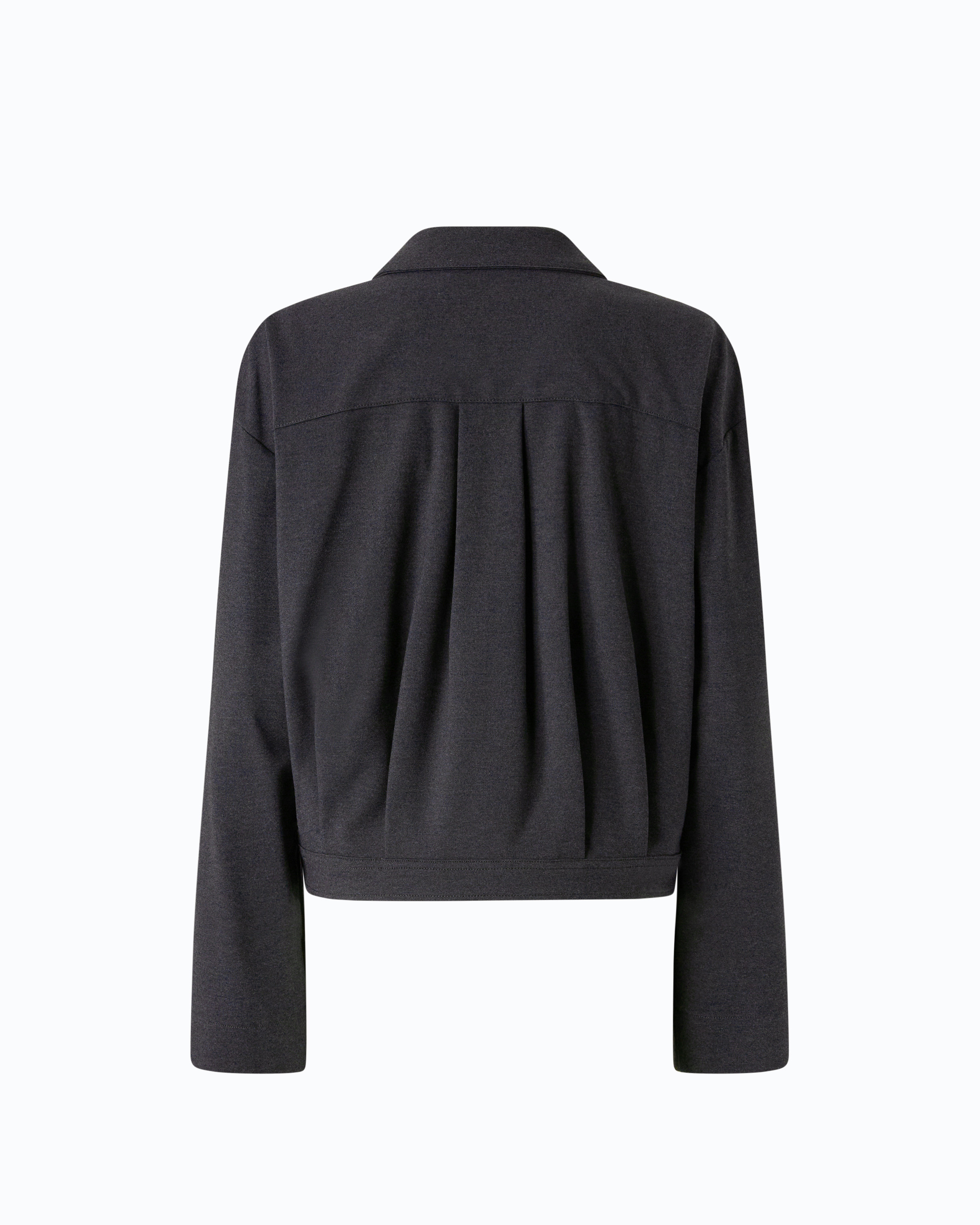Surchemise fluide en maille roma PINKO Gris