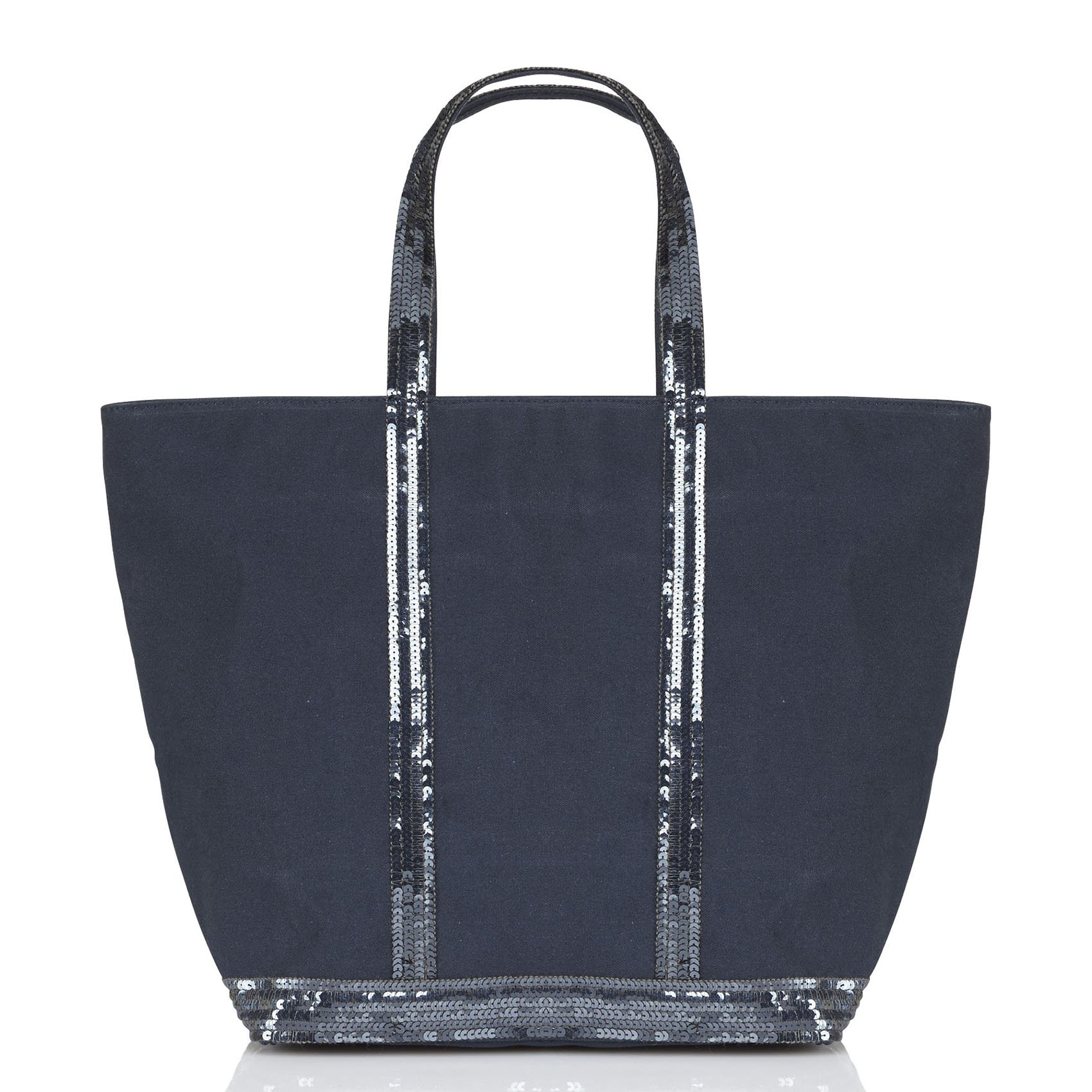 Katoenen shopper met lovertjes VANESSA BRUNO Zwart