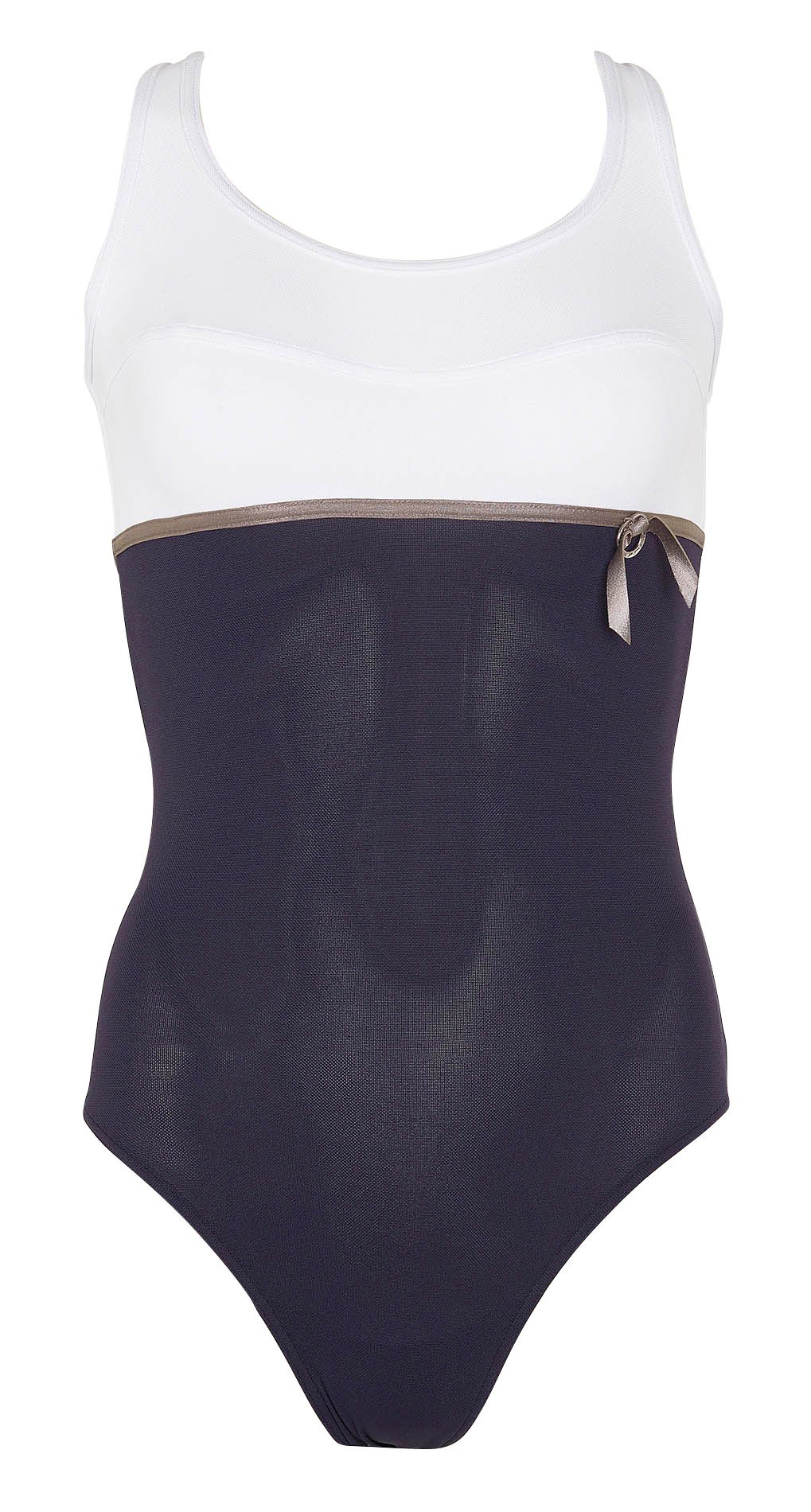 Maillot de bain 1 pièce bicolore LIVIA Bleu