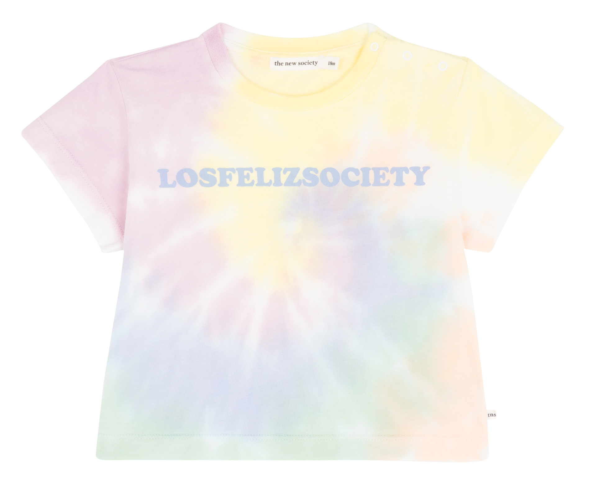 Short-sleeved printed cotton T-shirt THE NEW SOCIETY Multicolored
