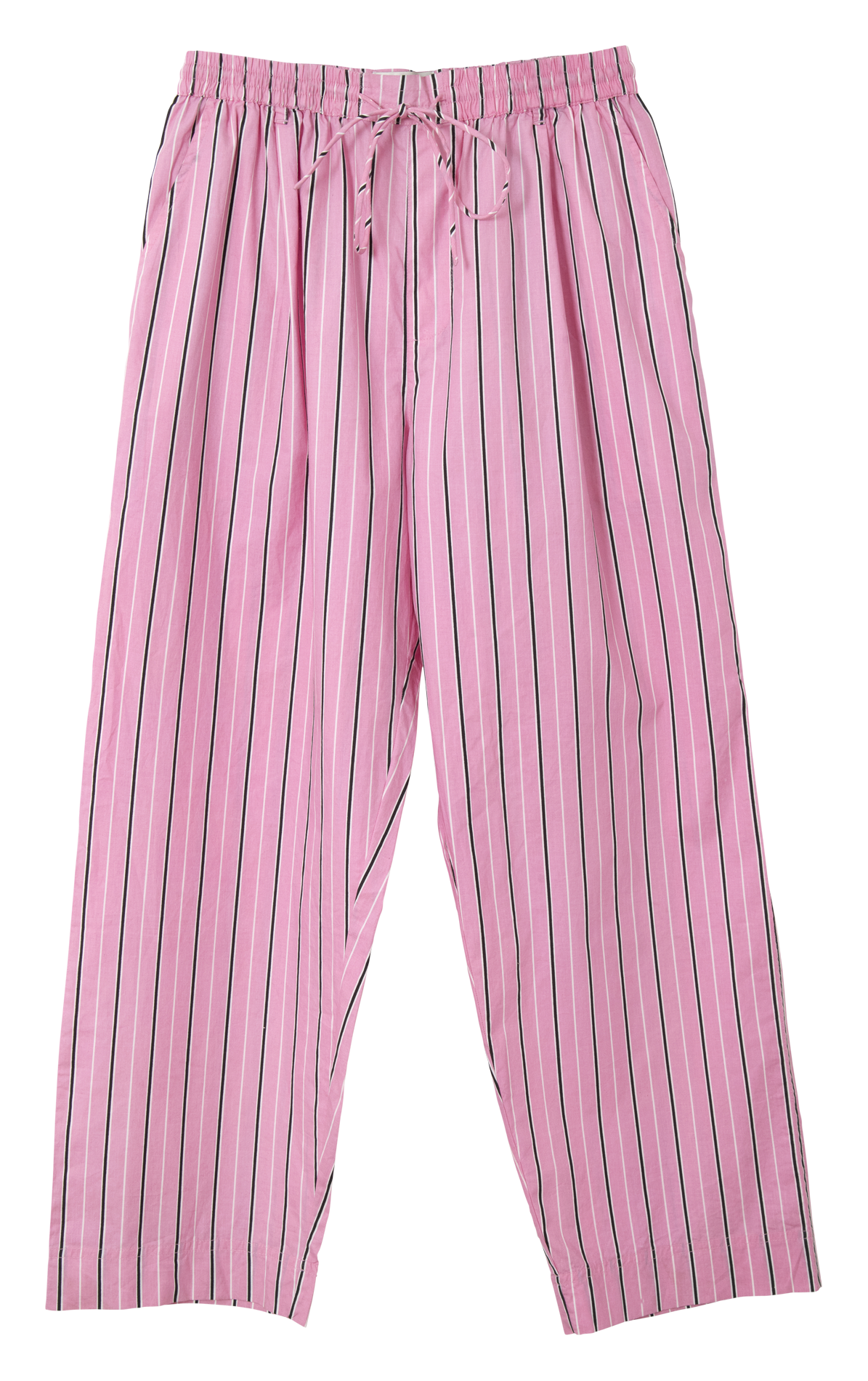 Elasticated straight leg striped trousers DAMSON MADDER Pink