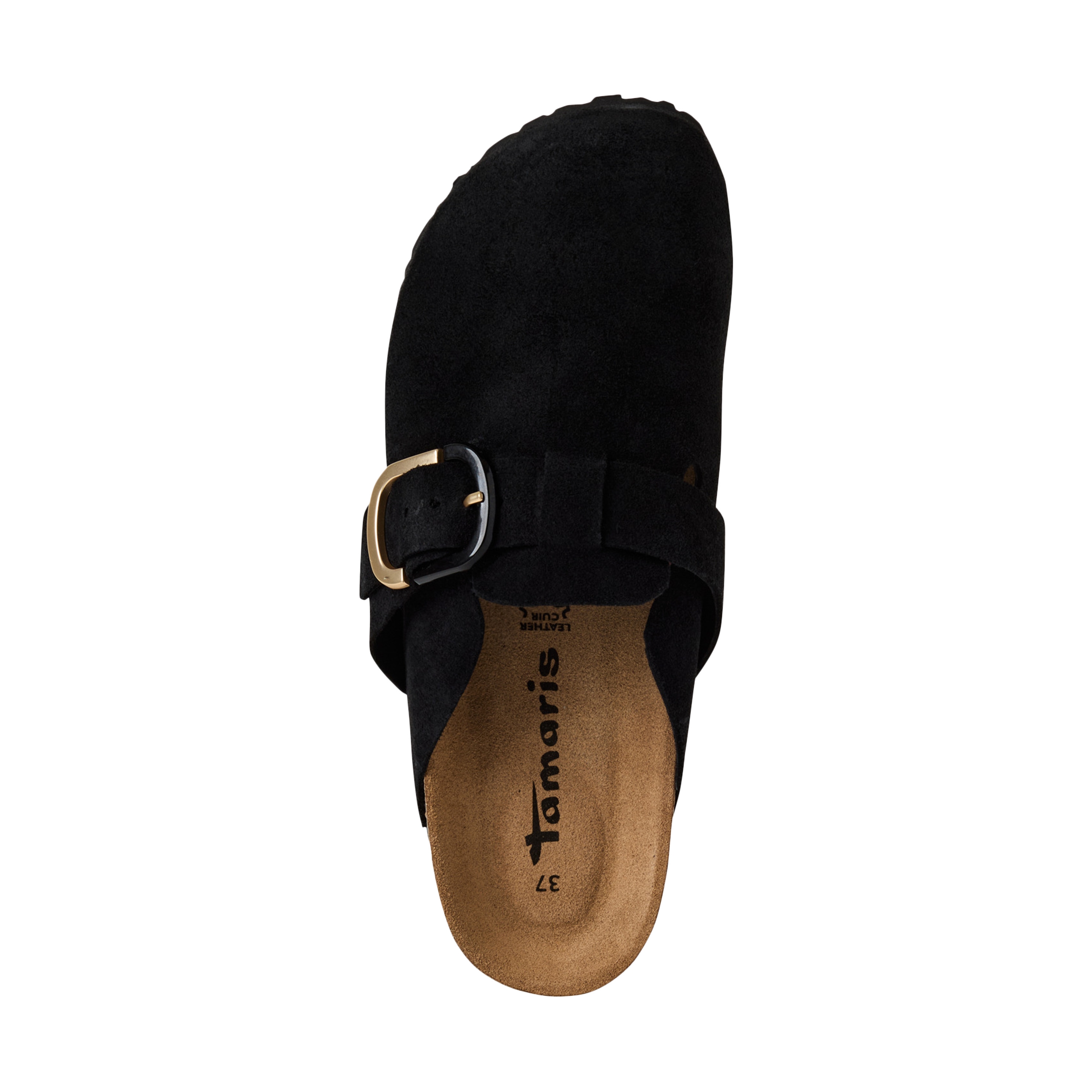 Leather mules Black
