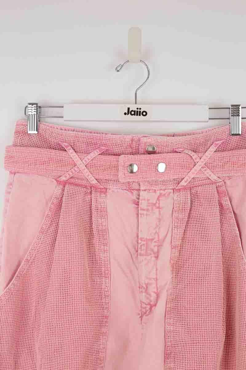 Slim-fit cotton cargo pants ISABEL MARANT - Seconde Main Pink