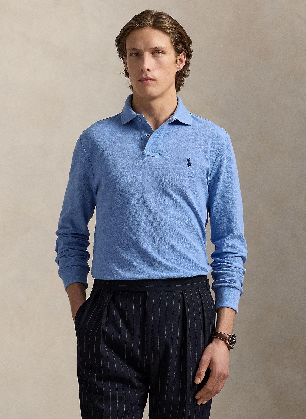 Polo by Ralph Lauren シャツ Polo-shirt with long sleeves and embroidered logo brand POLO